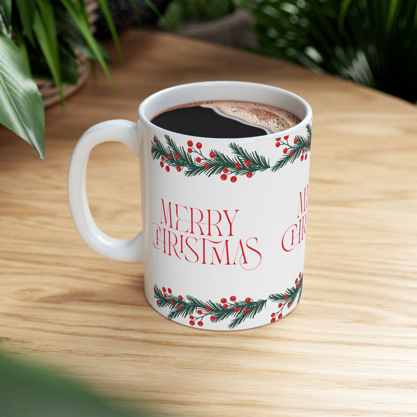 Festive Christmas Mug - Perfect Holiday Gift, Seasonal Drinkware, Coffee Cup, Merry Christmas Decor, Winter Beverage