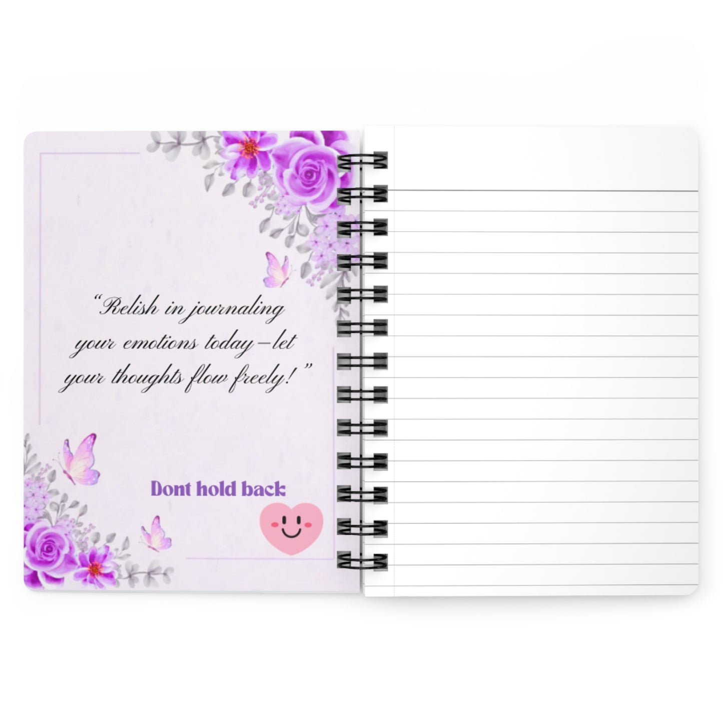 Vibrant Spiral Bound Journal - Daily Journal for Reflective Writing, Gift for Writers, Art Lovers, and Note-Takers, Perfect for Self-Care
