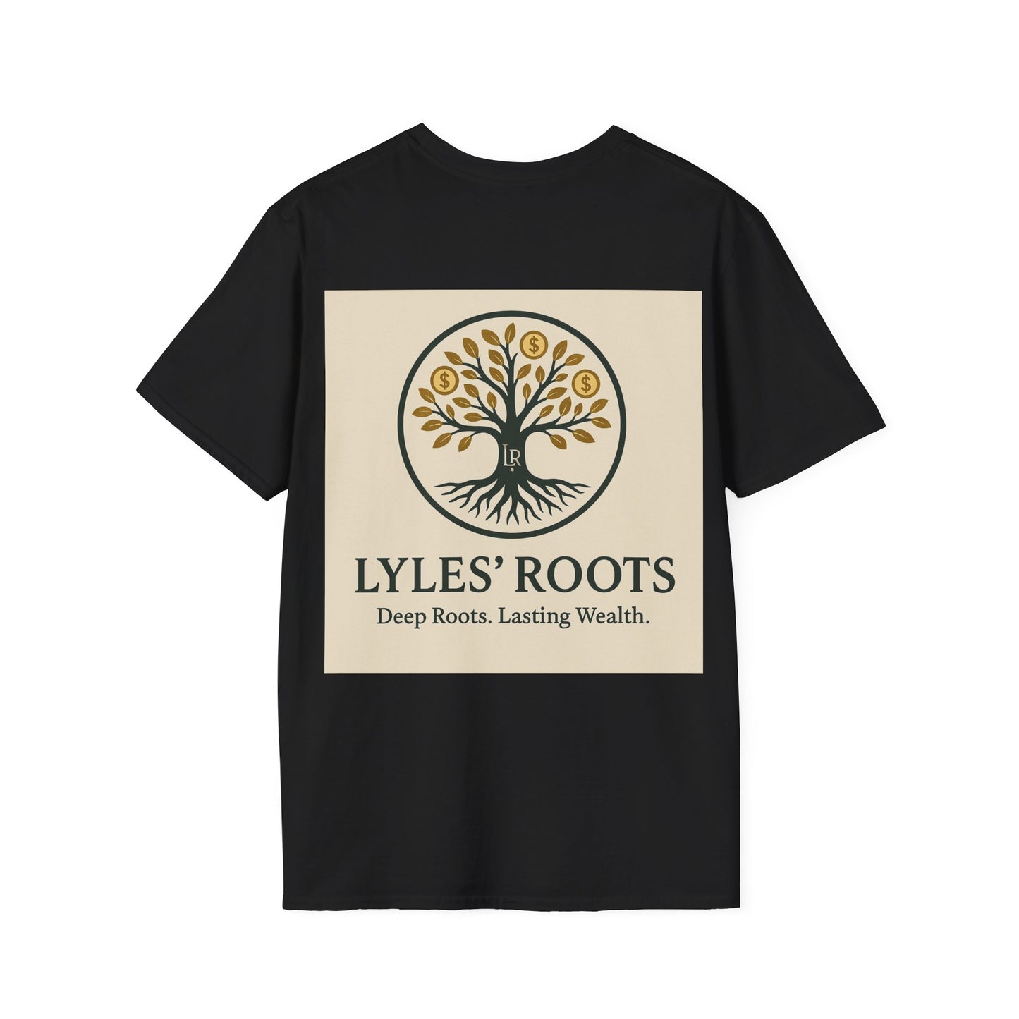 Lyles’ Roots Brand T-Shirt | Inspirational Unisex Tee for Nature Lovers, Gifts for Birthdays, Family Gatherings, Eco-Conscious Vibes