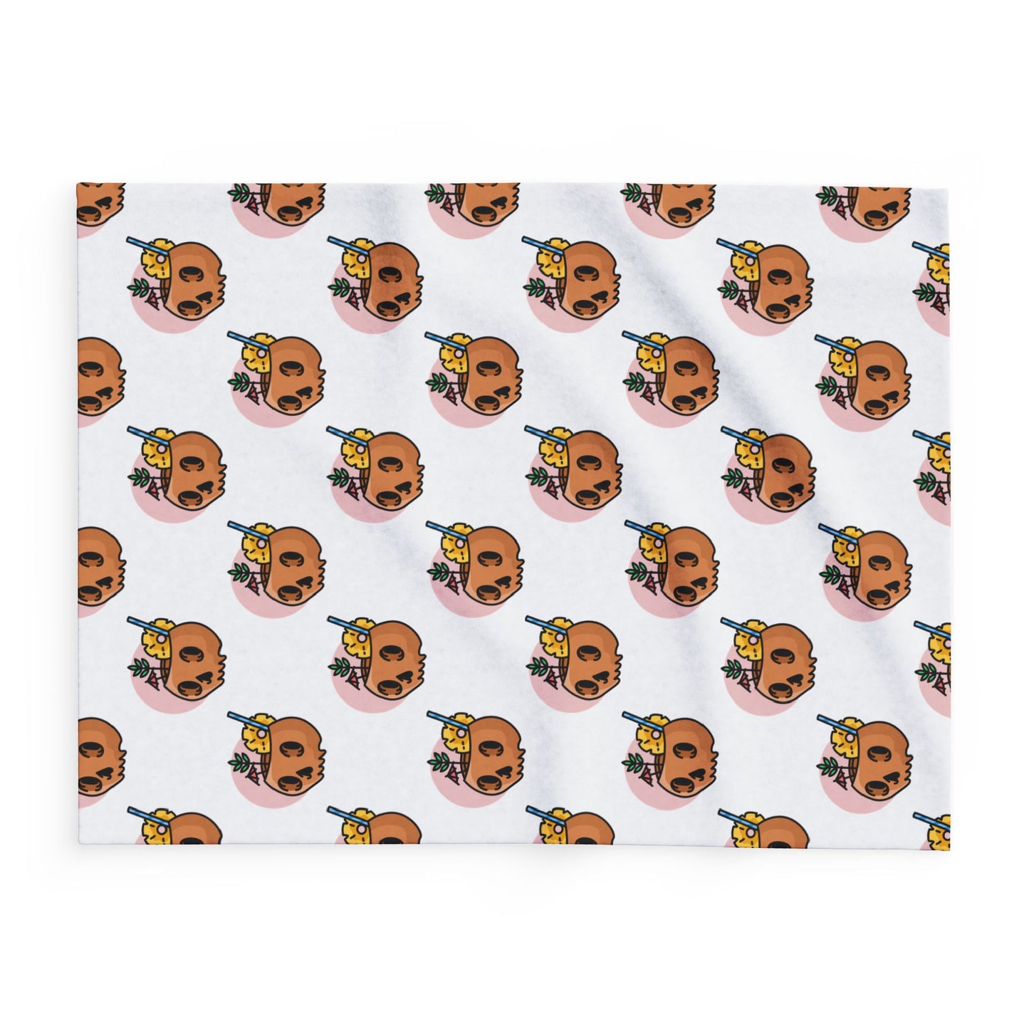 Cozy october Cartoon Arctic Fleece Blanket - Perfect for Gift Giving, Cozy Nights, Halloween Decor, Snuggling, and Home Accents