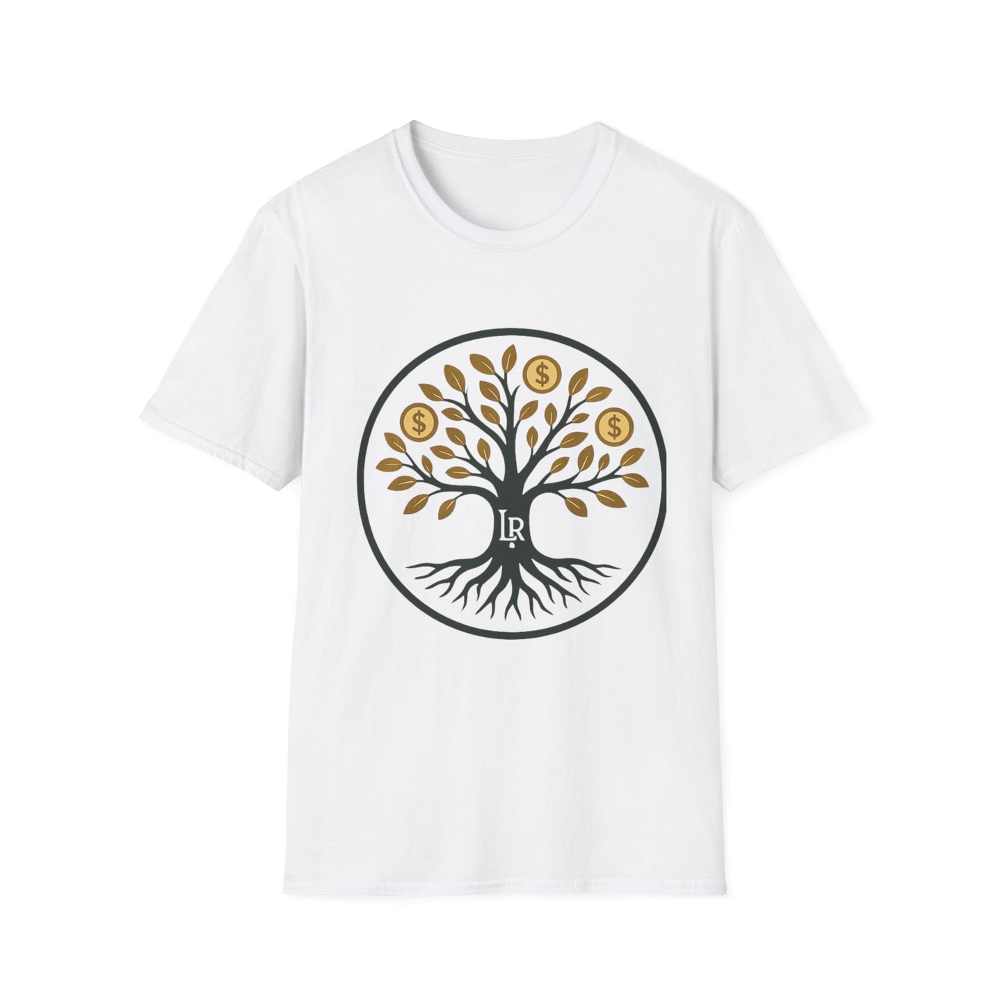 Lyles' Roots brand T-Shirt, Unisex Softstyle Tee, Inspirational Shirt, Gift for Entrepreneurs, Nature Lovers, Motivational Wear