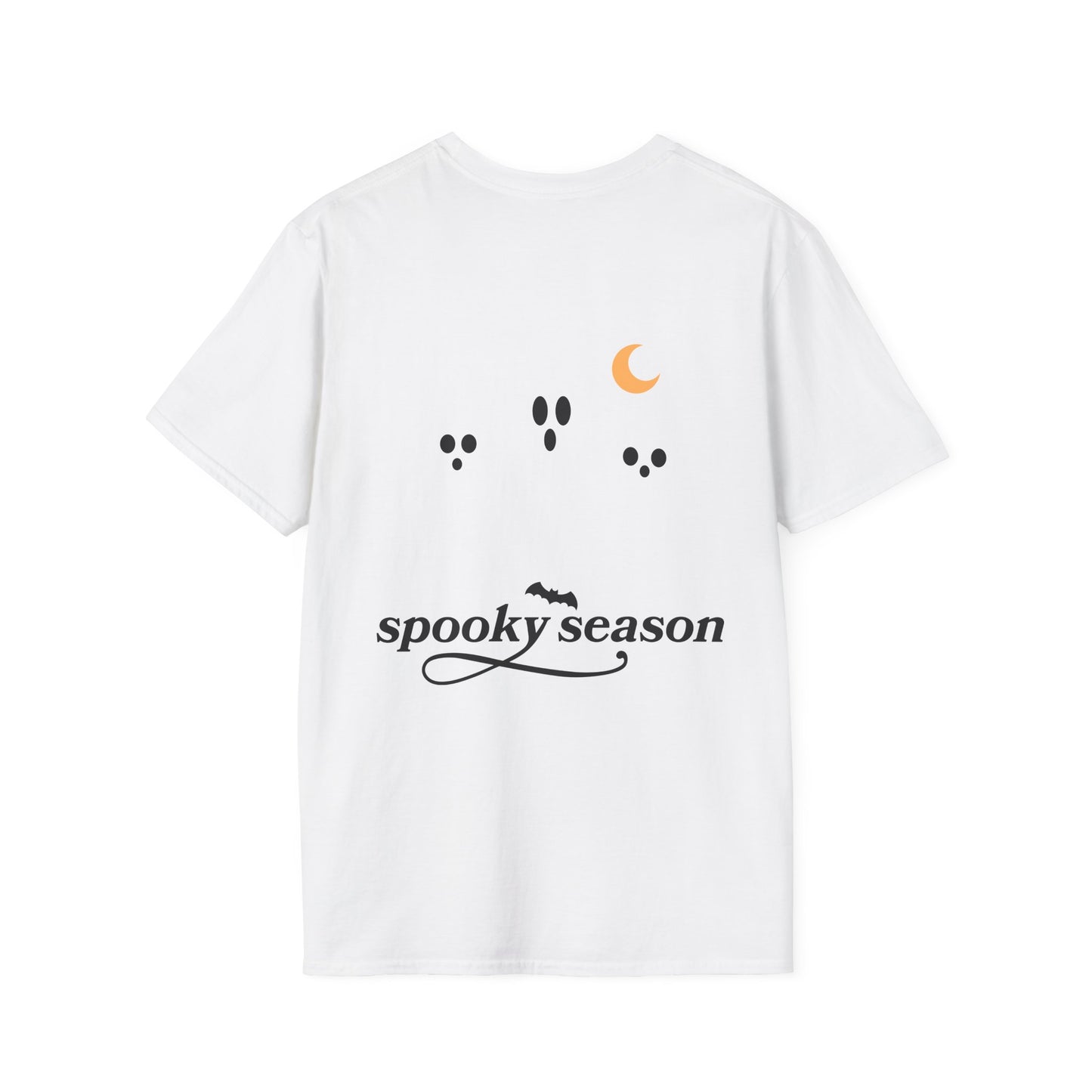 Halloween Unisex Softstyle T-Shirt, Spooky Season Tee, HalloQueen Shirt, October Apparel, Ghostly Graphic Tee