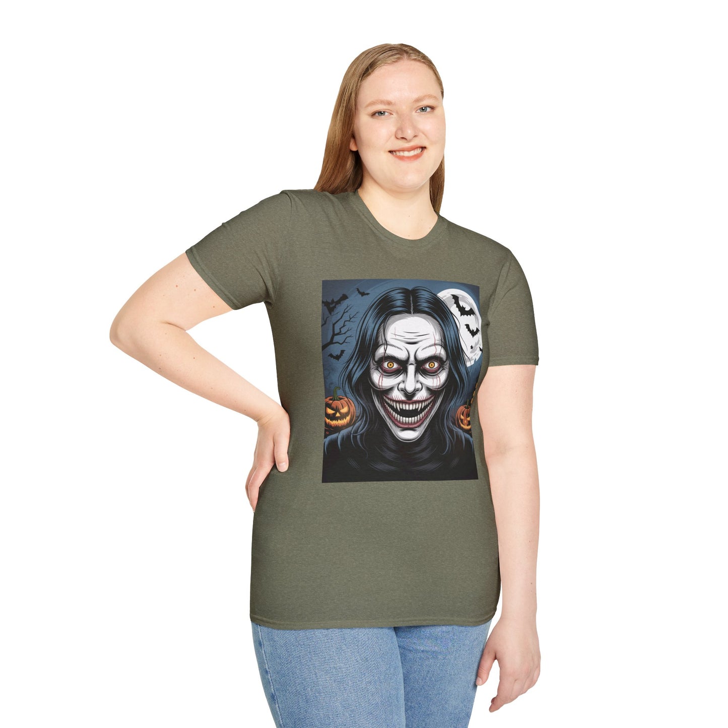Halloween Graphic Tee, Spooky Unisex T-Shirt, October Celebration, Costume Party Shirt, Horror Fan Gift, Festive Apparel