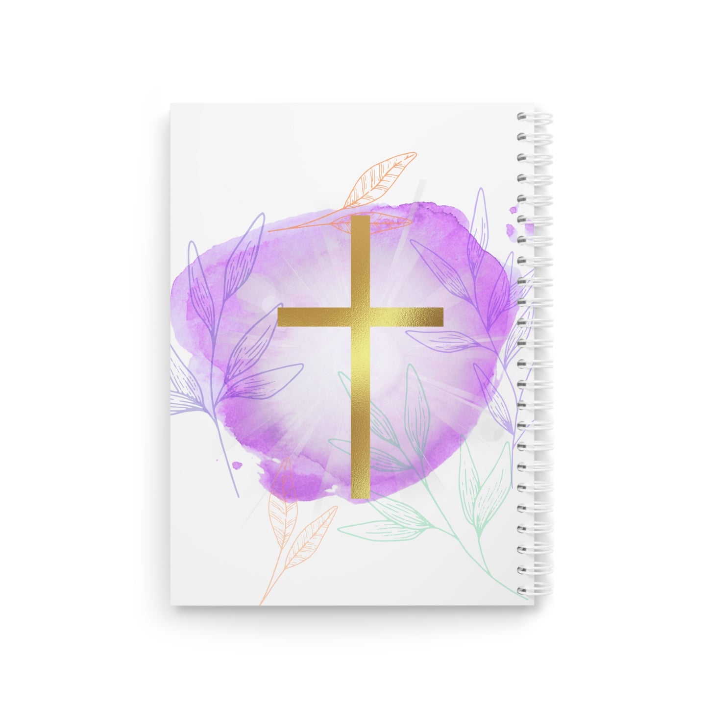 Inspirational Spiral Notebook, Faith Journal, Christian Gifts, Scripture Notepad, Motivational Writing Journal, Cute Stationery