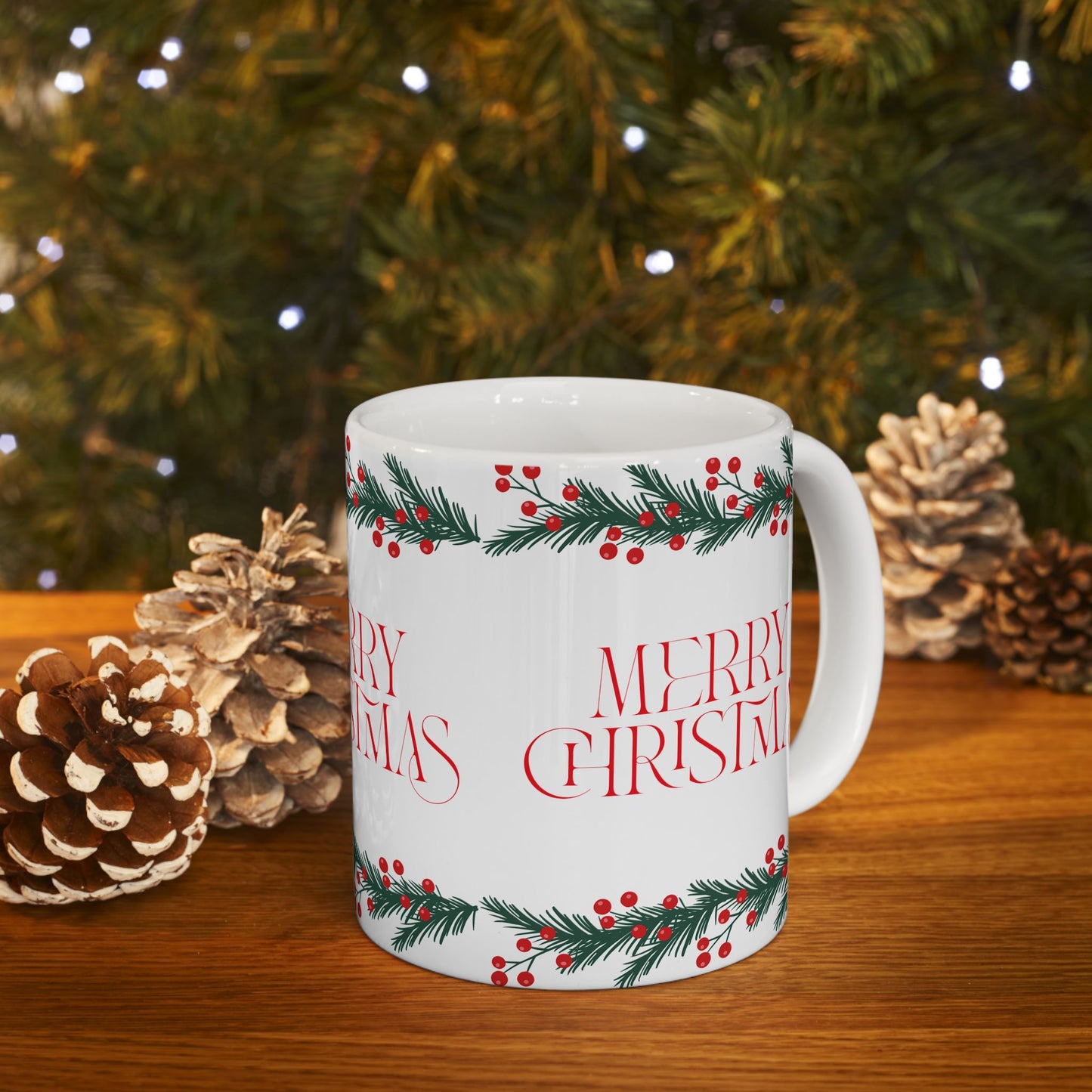 Festive Christmas Mug - Perfect Holiday Gift, Seasonal Drinkware, Coffee Cup, Merry Christmas Decor, Winter Beverage