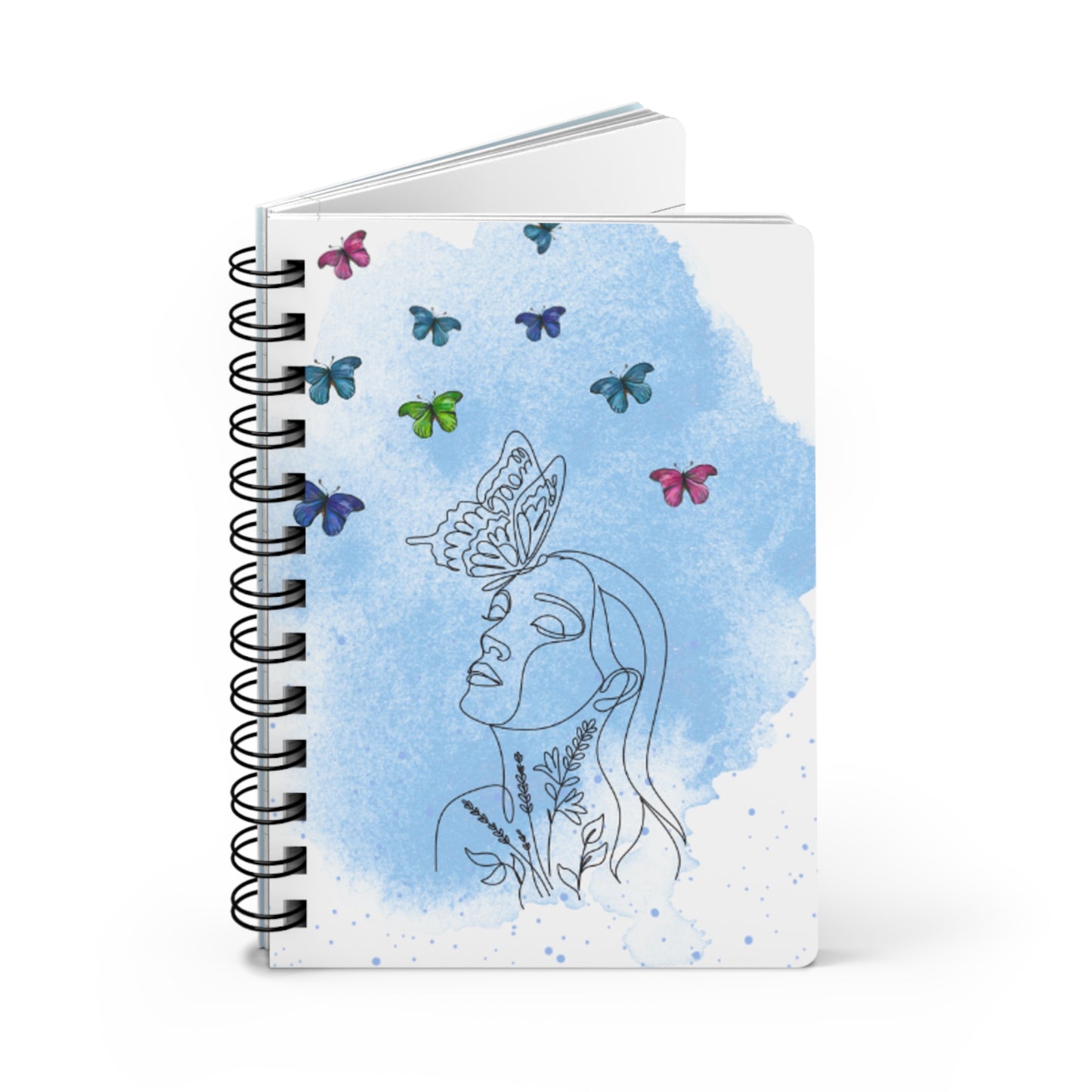 Vibrant Spiral Bound Journal - Daily Journal for Reflective Writing, Gift for Writers, Art Lovers, and Note-Takers, Perfect for Self-Care