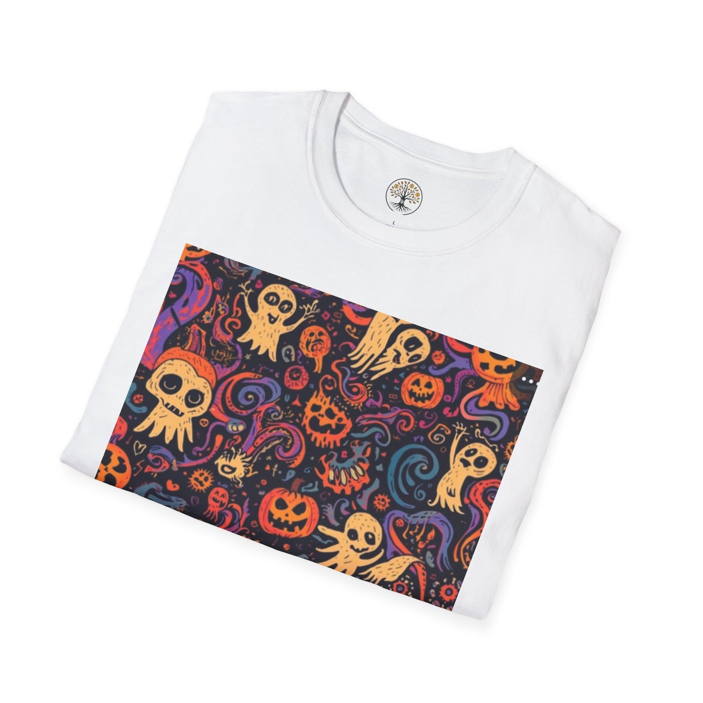 Halloween-Themed Unisex T-Shirt, Spooky Shirt, Fall Fashion, Seasonal Apparel, Trick-or-Treat Tee, Fun Halloween Wear