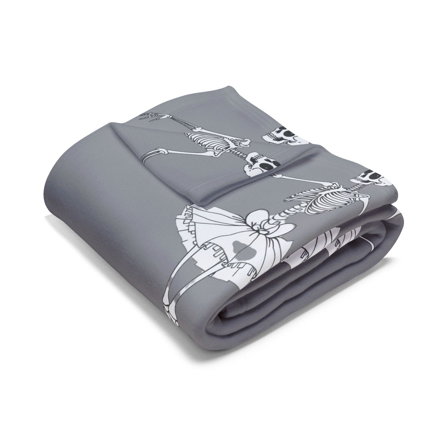 halloween Ballerina Design Arctic Fleece Blanket, Cozy Throw for Home, Dance Lover Gift, Ballet Decor, Stylish Warmth
