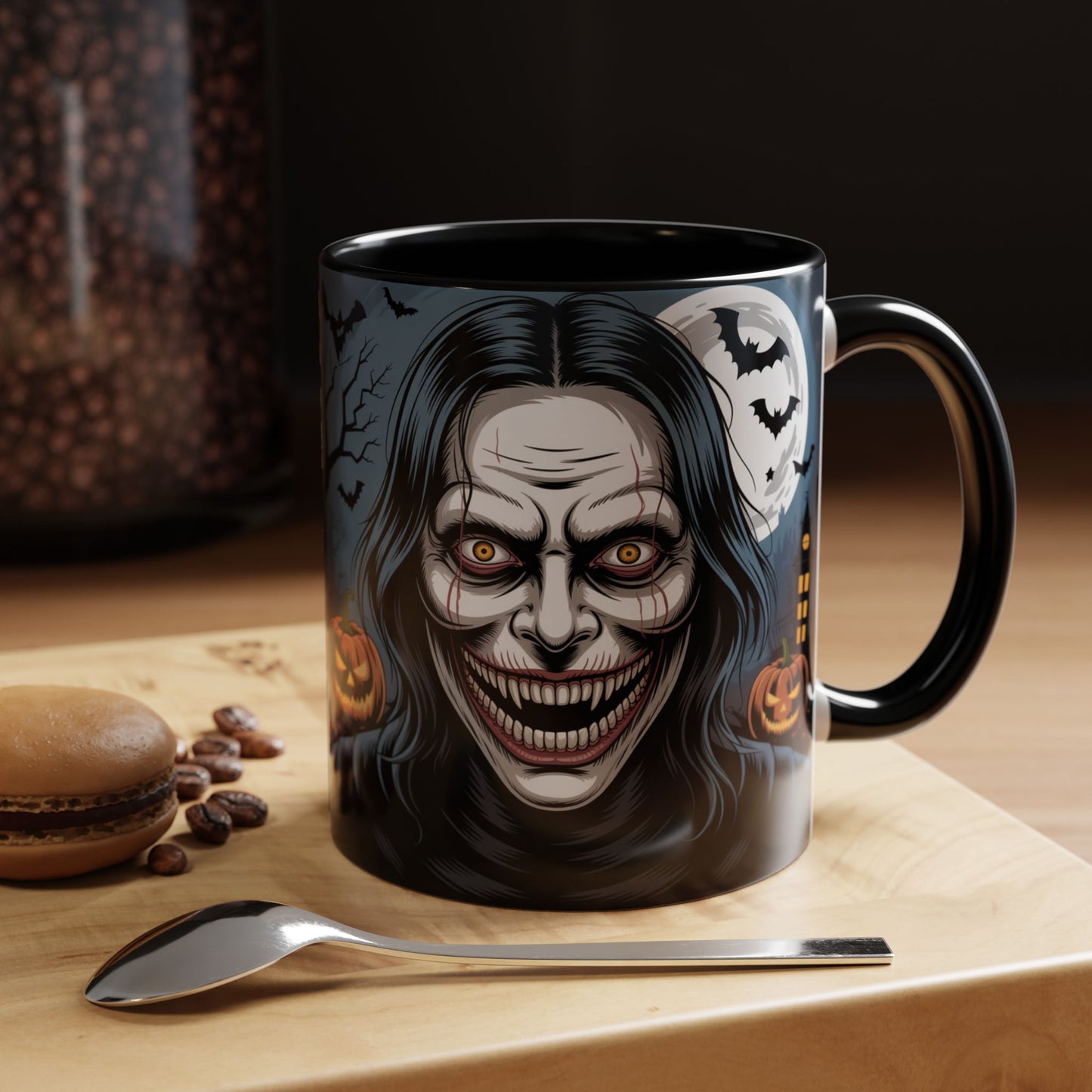 Spooky Halloween Coffee Mug - Perfect for Haunted Gatherings, Fall Celebrations, 11oz, 15oz, Trick or Treat, Coffee Lovers