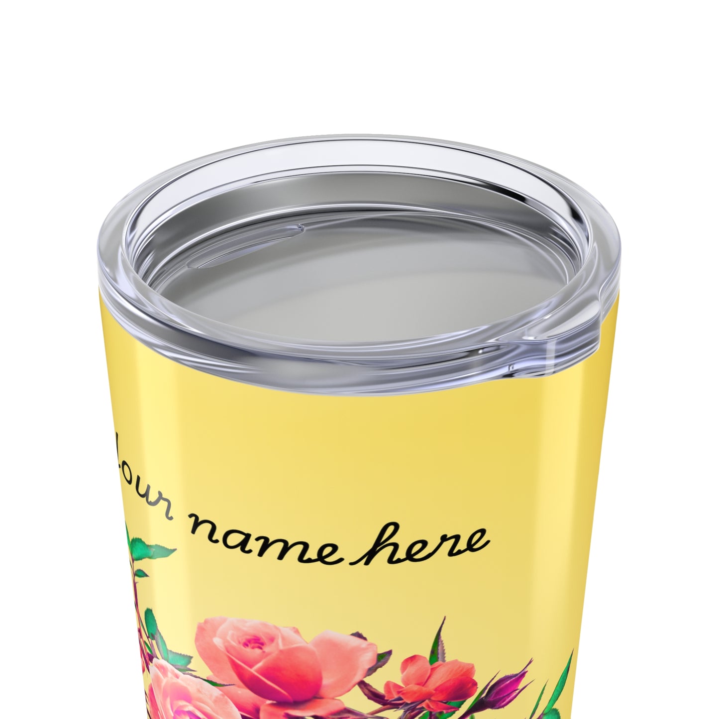 Custom 20oz Tumbler with Floral Design, Personalized Gift for Her, Birthday Present, Travel Mug, Summer Vibes, Mother’s Day Gift