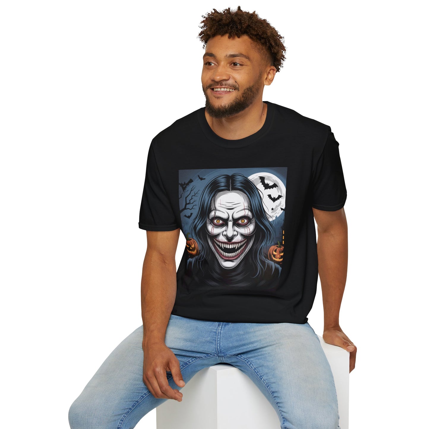 Halloween Graphic Tee, Spooky Unisex T-Shirt, October Celebration, Costume Party Shirt, Horror Fan Gift, Festive Apparel