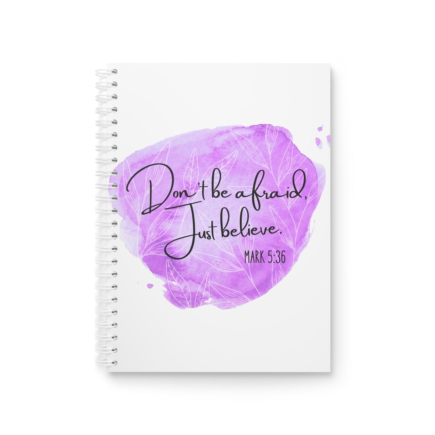 Inspirational Spiral Notebook, Faith Journal, Christian Gifts, Scripture Notepad, Motivational Writing Journal, Cute Stationery