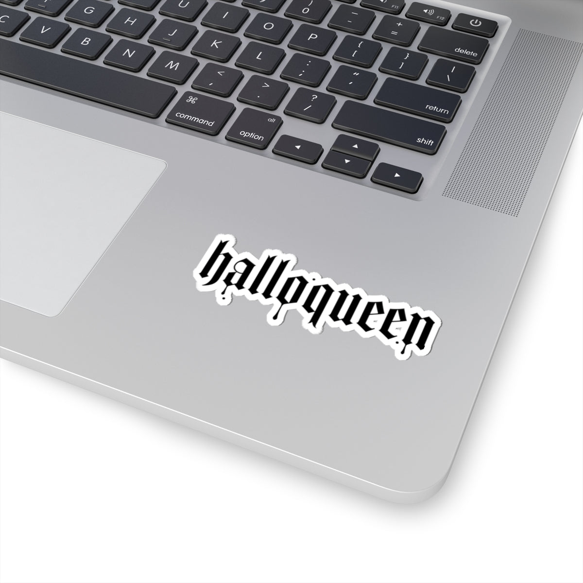 Kiss-Cut Stickers with 'Halloqueen' Design - Halloween Decor, Spooky Fun, Laptop Stickers, Witchy Vibes, Holiday Gift