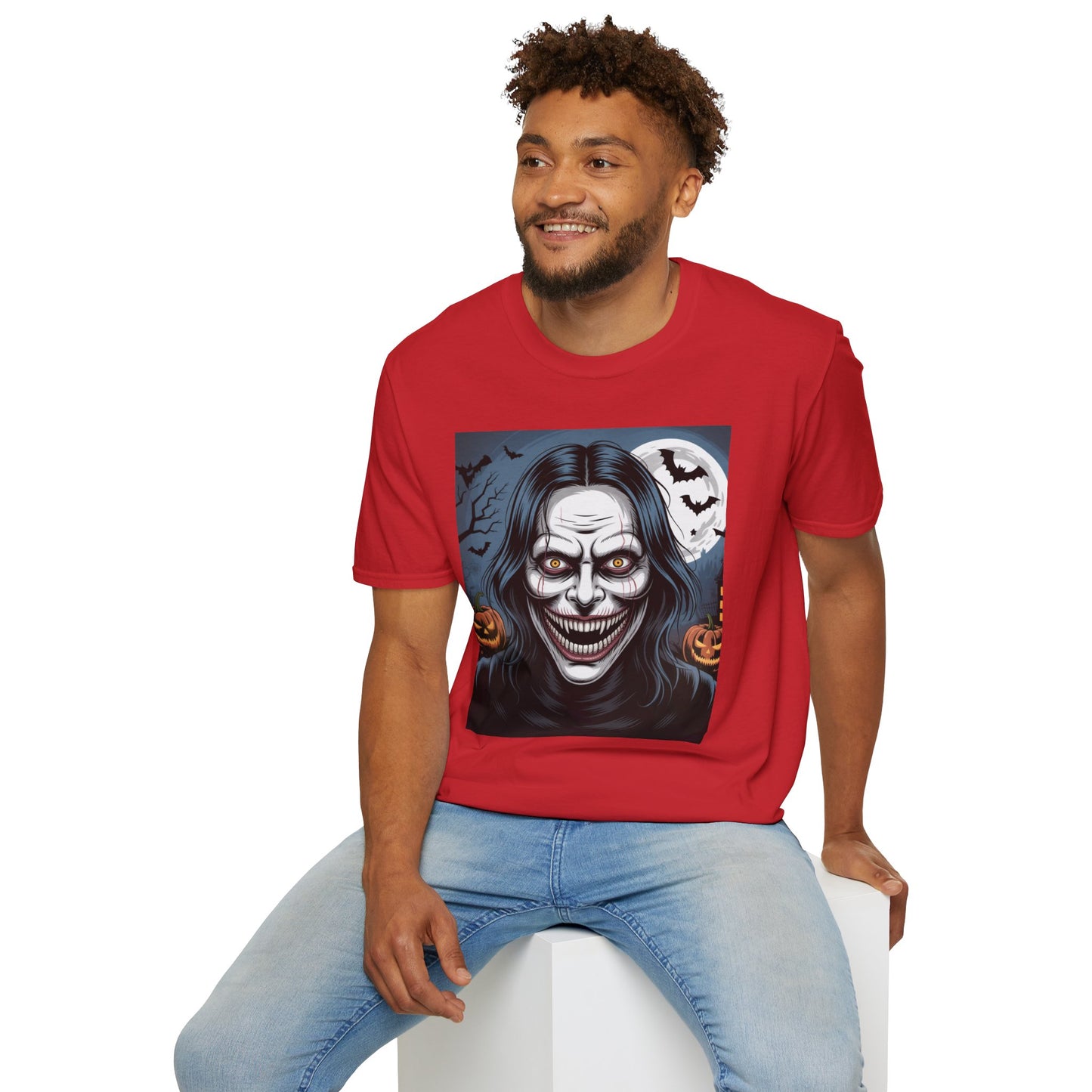 Halloween Graphic Tee, Spooky Unisex T-Shirt, October Celebration, Costume Party Shirt, Horror Fan Gift, Festive Apparel
