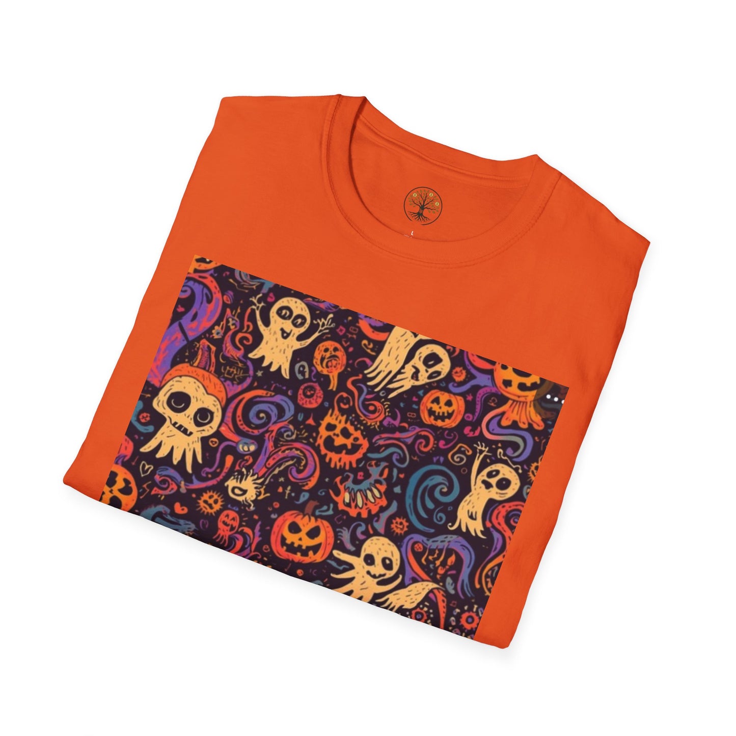 Halloween-Themed Unisex T-Shirt, Spooky Shirt, Fall Fashion, Seasonal Apparel, Trick-or-Treat Tee, Fun Halloween Wear