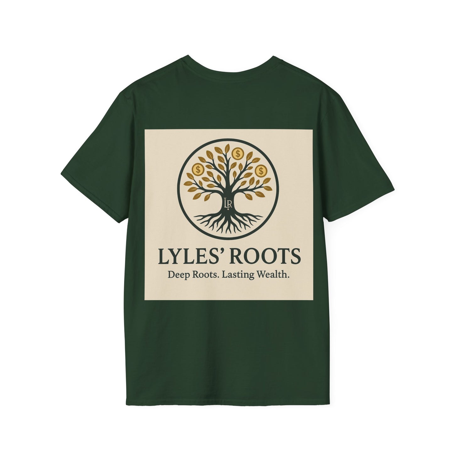 Lyles’ Roots Brand T-Shirt | Inspirational Unisex Tee for Nature Lovers, Gifts for Birthdays, Family Gatherings, Eco-Conscious Vibes
