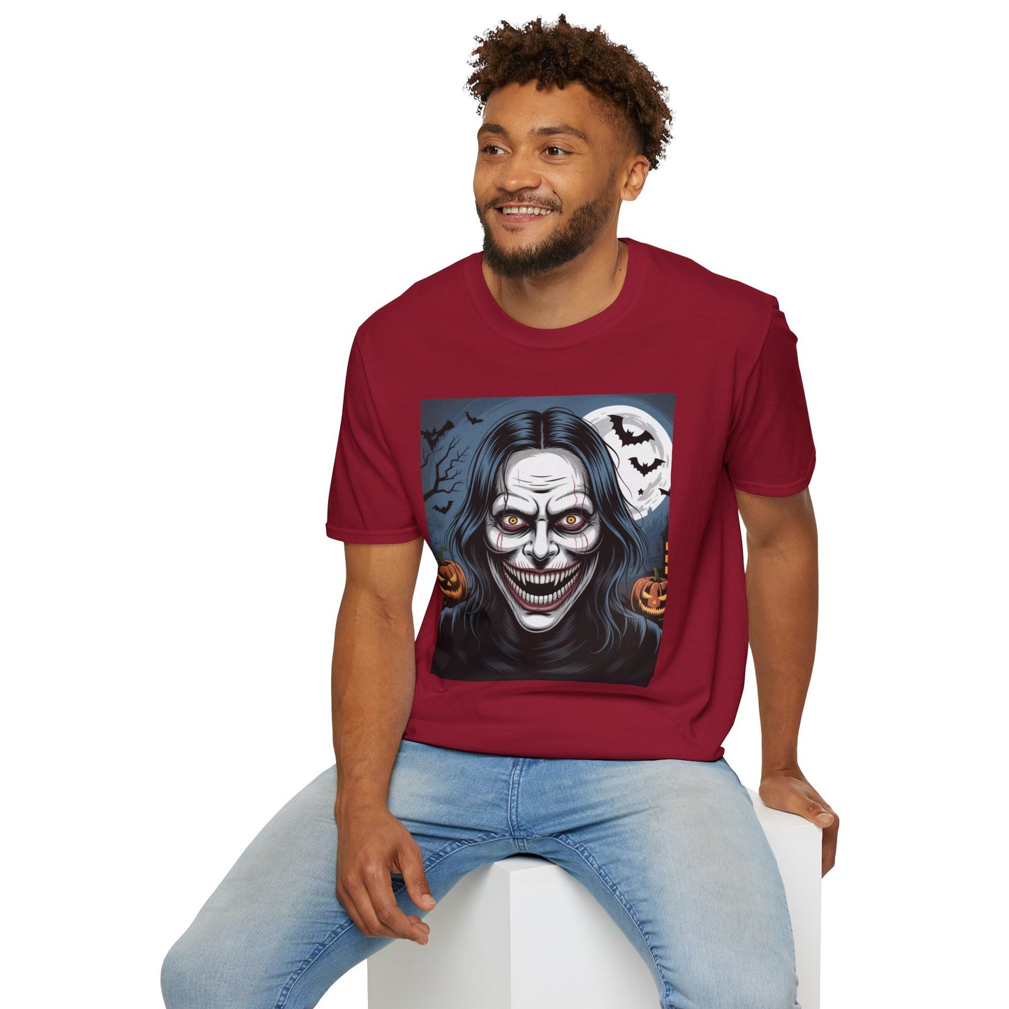 Halloween Graphic Tee, Spooky Unisex T-Shirt, October Celebration, Costume Party Shirt, Horror Fan Gift, Festive Apparel