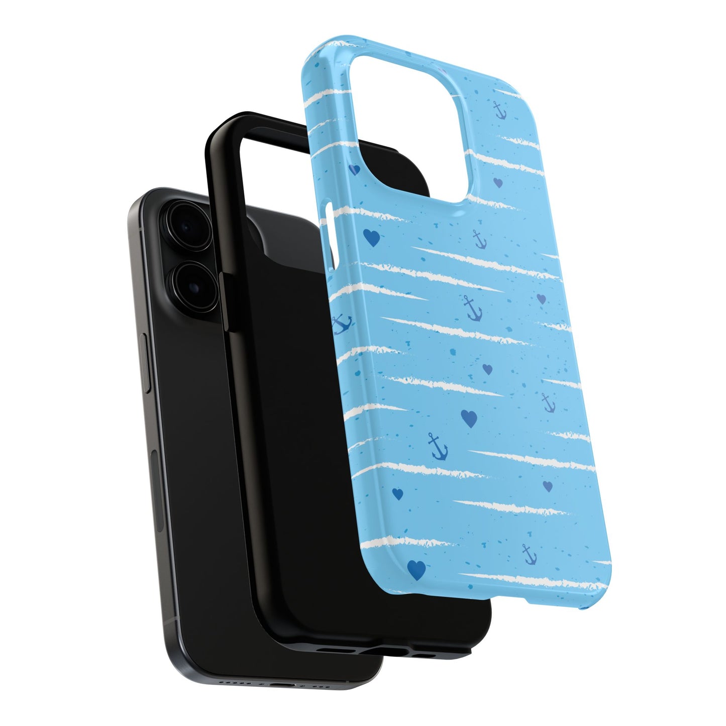 Nautical Tough Phone Cases | Beach Vibes, Anchors, Gifts for Travelers, Unique Phone Accessories, Ocean-Themed Cases