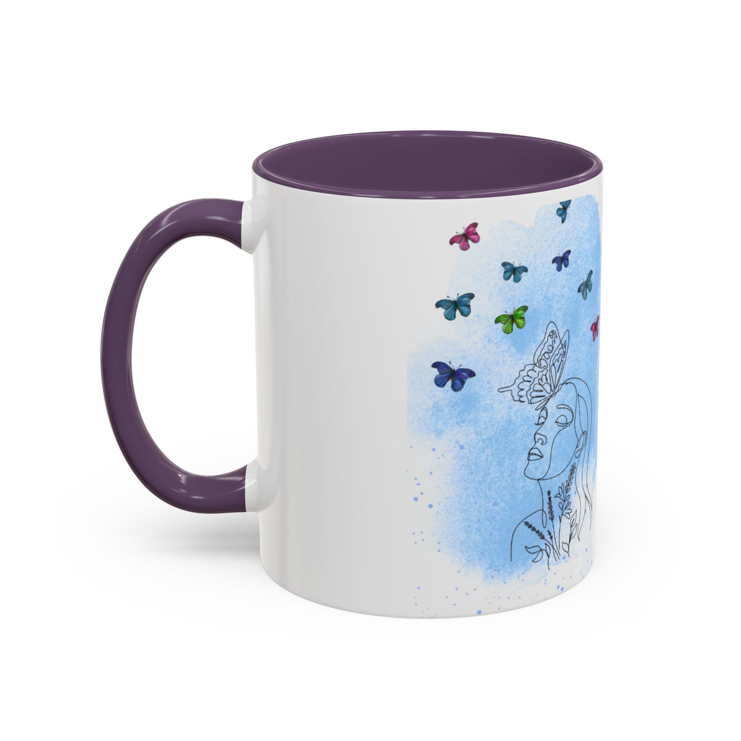 Coffee Mug - Girly Aesthetic Thin Design for Artists