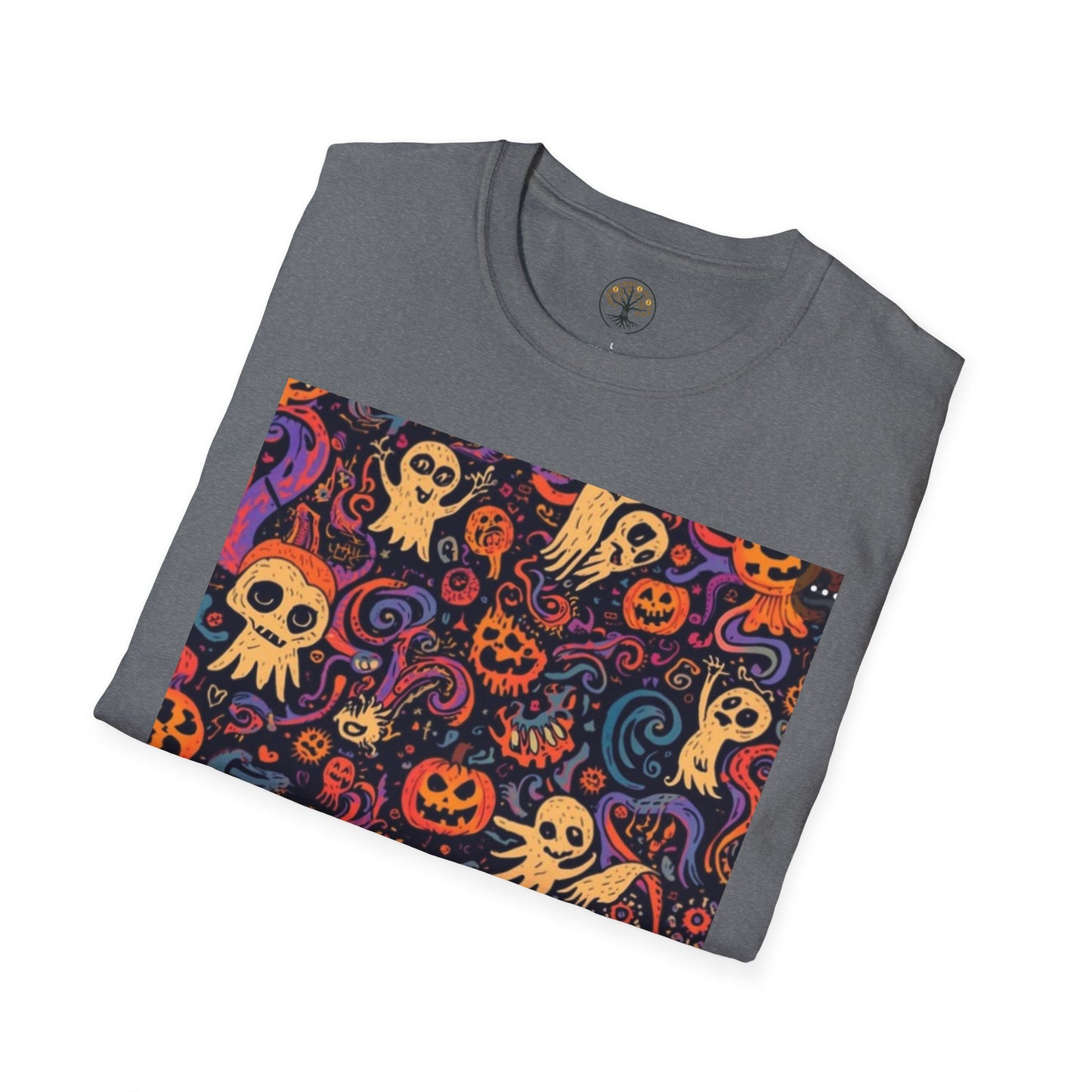 Halloween-Themed Unisex T-Shirt, Spooky Shirt, Fall Fashion, Seasonal Apparel, Trick-or-Treat Tee, Fun Halloween Wear
