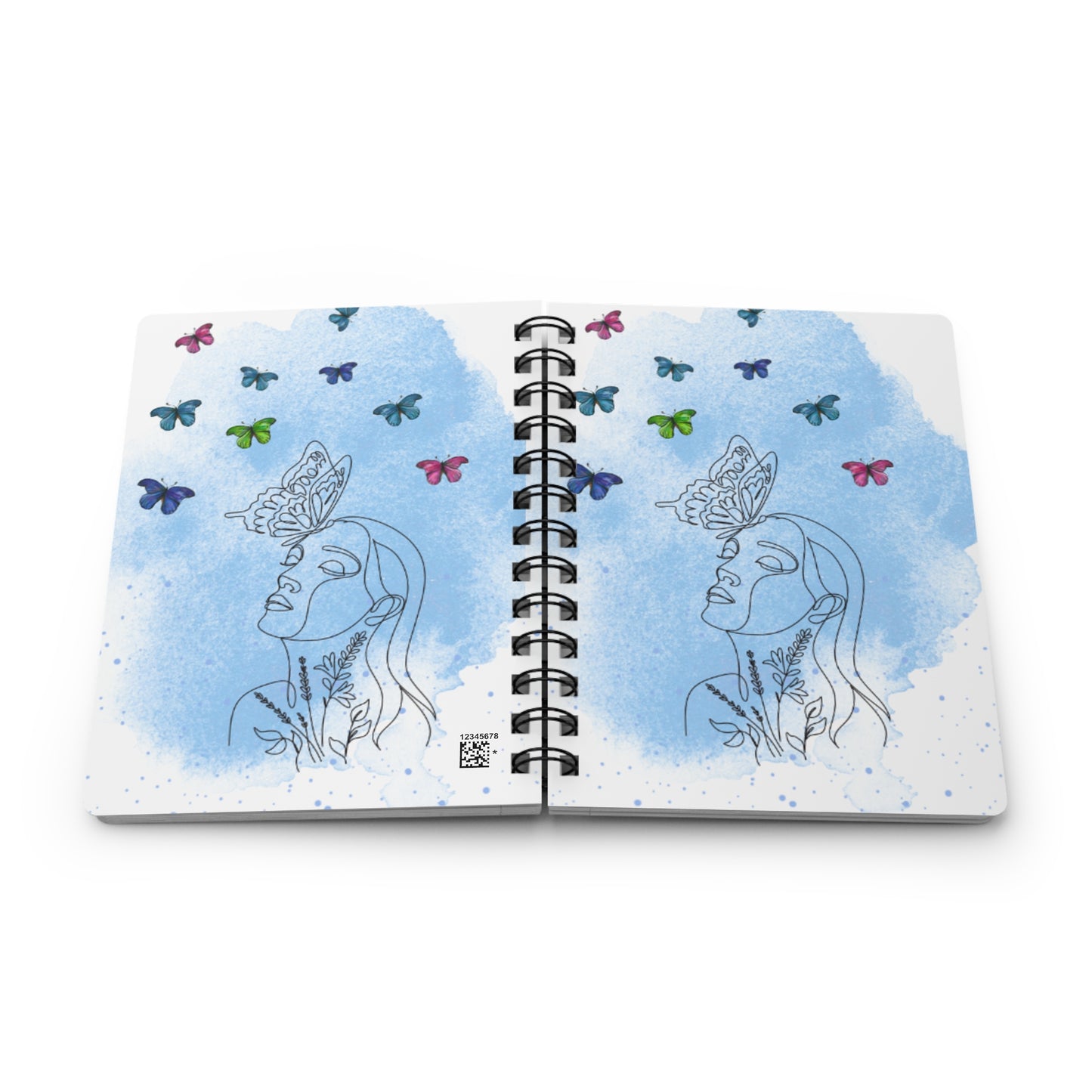 Vibrant Spiral Bound Journal - Daily Journal for Reflective Writing, Gift for Writers, Art Lovers, and Note-Takers, Perfect for Self-Care
