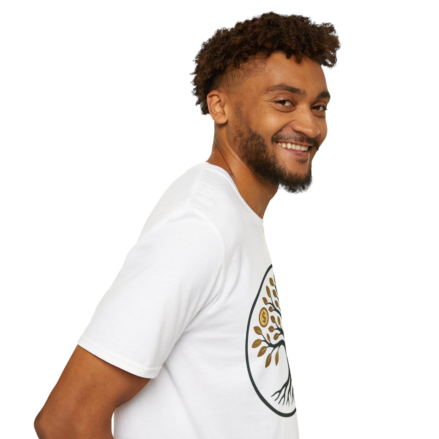 Lyles' Roots brand T-Shirt, Unisex Softstyle Tee, Inspirational Shirt, Gift for Entrepreneurs, Nature Lovers, Motivational Wear
