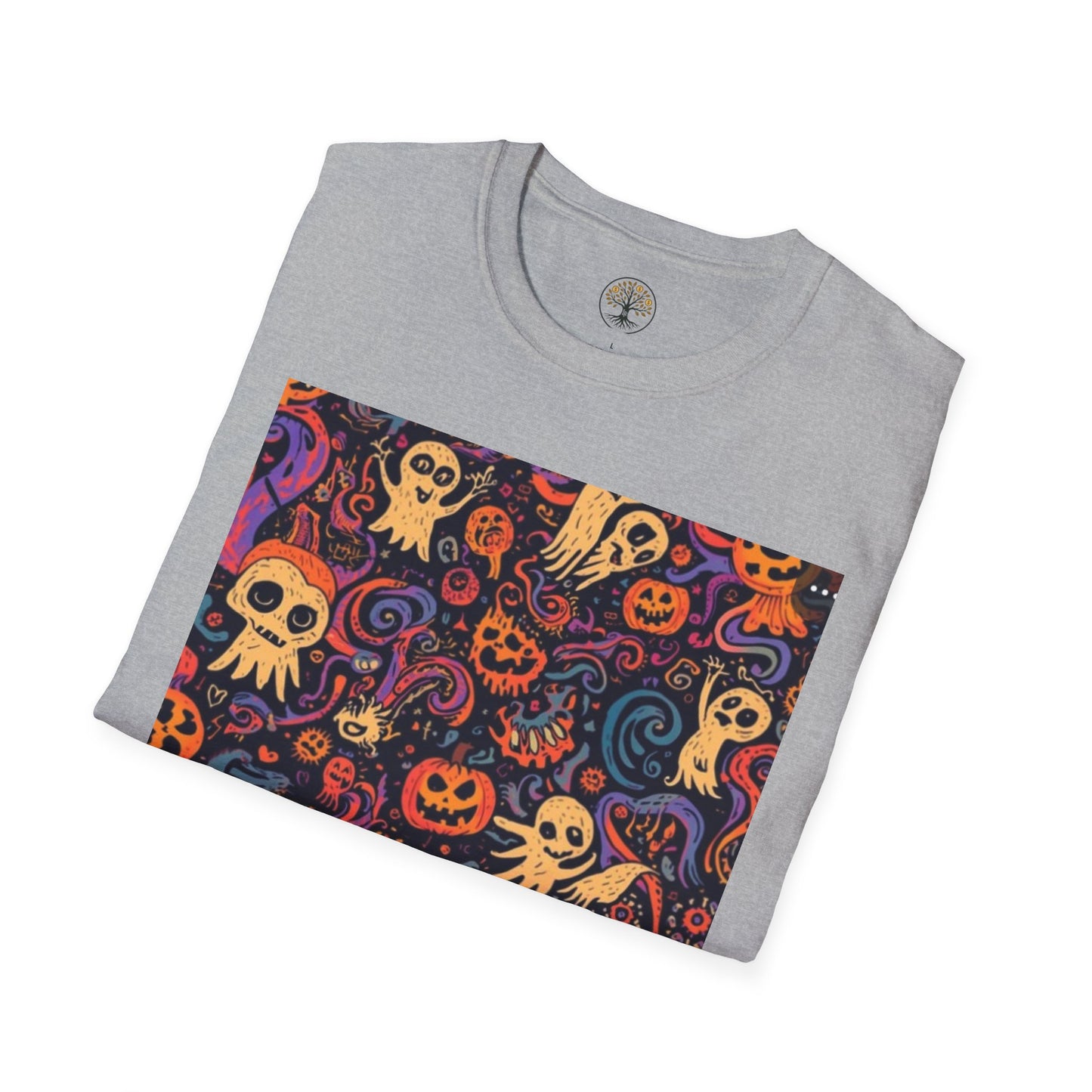 Halloween-Themed Unisex T-Shirt, Spooky Shirt, Fall Fashion, Seasonal Apparel, Trick-or-Treat Tee, Fun Halloween Wear
