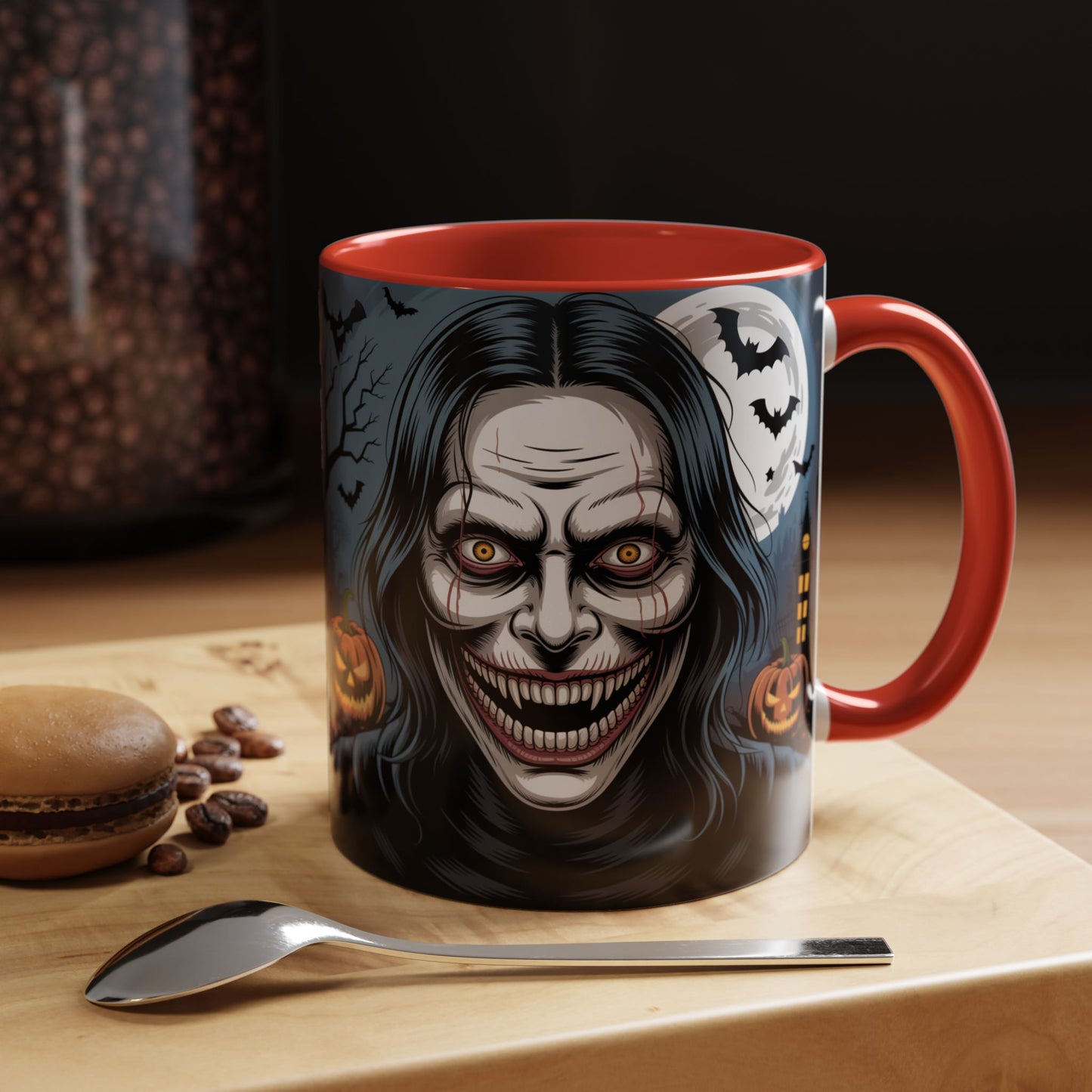 Spooky Halloween Coffee Mug - Perfect for Haunted Gatherings, Fall Celebrations, 11oz, 15oz, Trick or Treat, Coffee Lovers