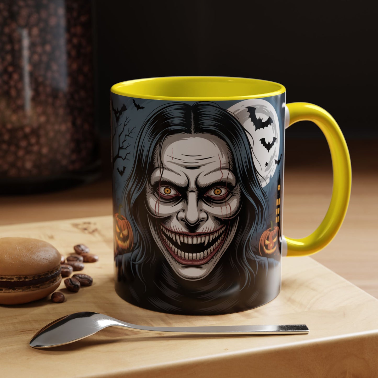 Spooky Halloween Coffee Mug - Perfect for Haunted Gatherings, Fall Celebrations, 11oz, 15oz, Trick or Treat, Coffee Lovers