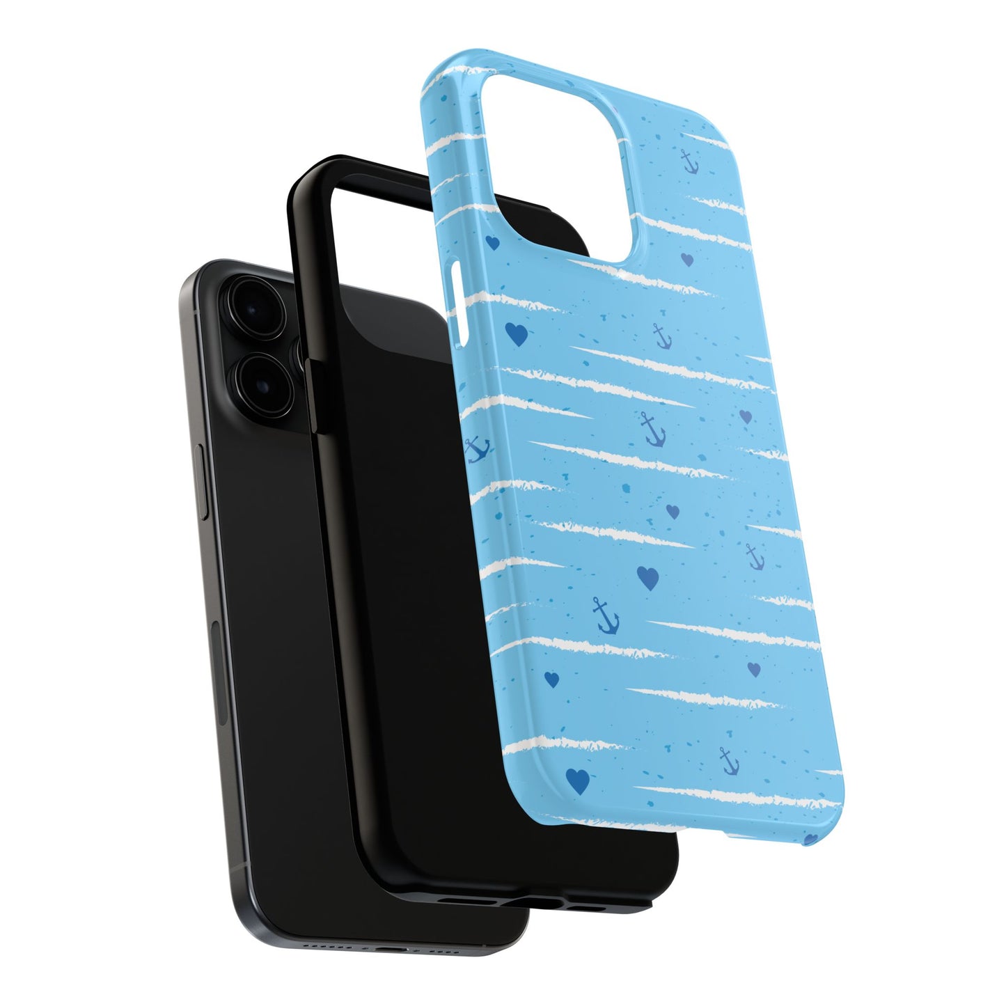 Nautical Tough Phone Cases | Beach Vibes, Anchors, Gifts for Travelers, Unique Phone Accessories, Ocean-Themed Cases