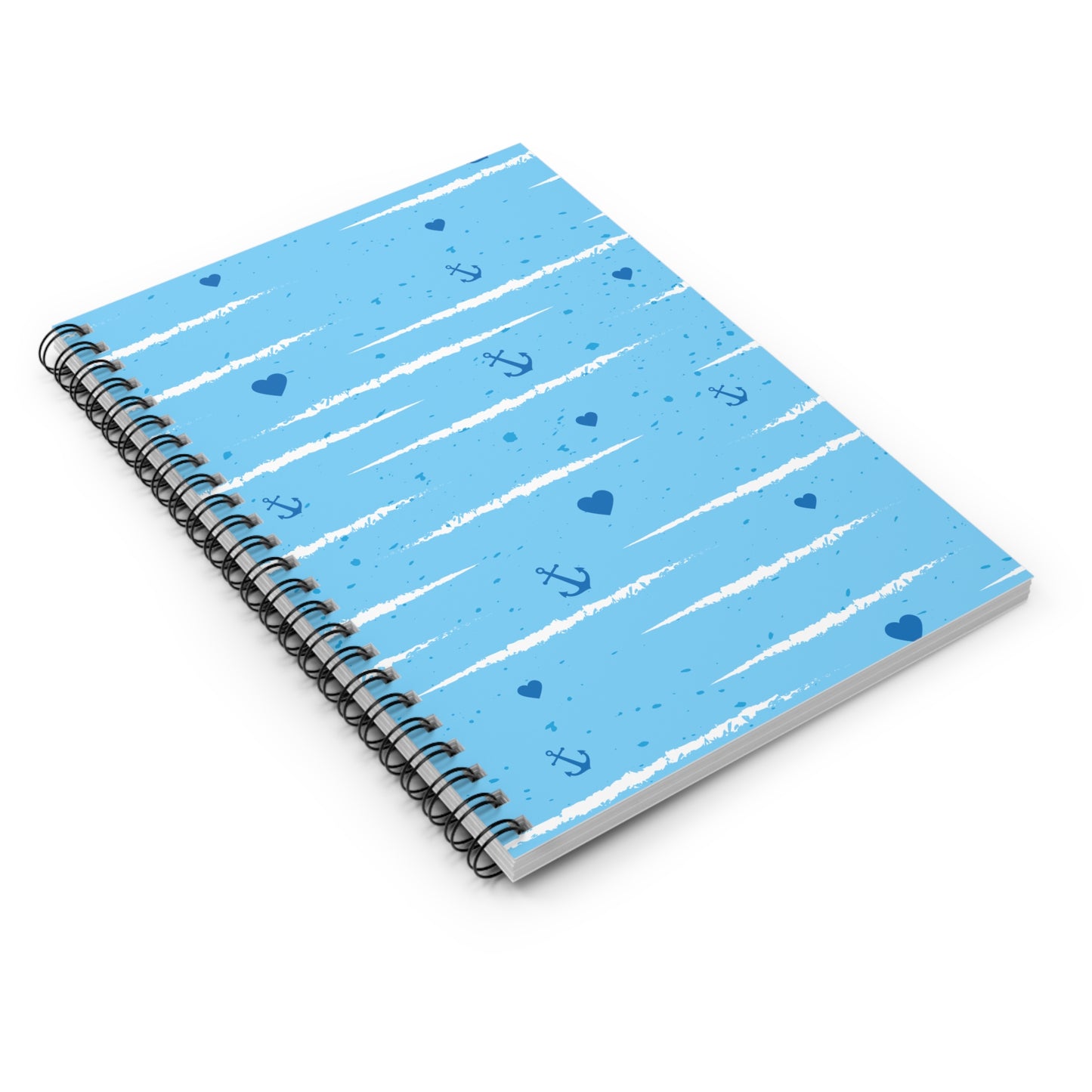Nautical-Themed Spiral Notebook | Beach Vibes Journal for Sailors, Students, and Dreamers, Gifts for Sea Lovers, Ocean Decor