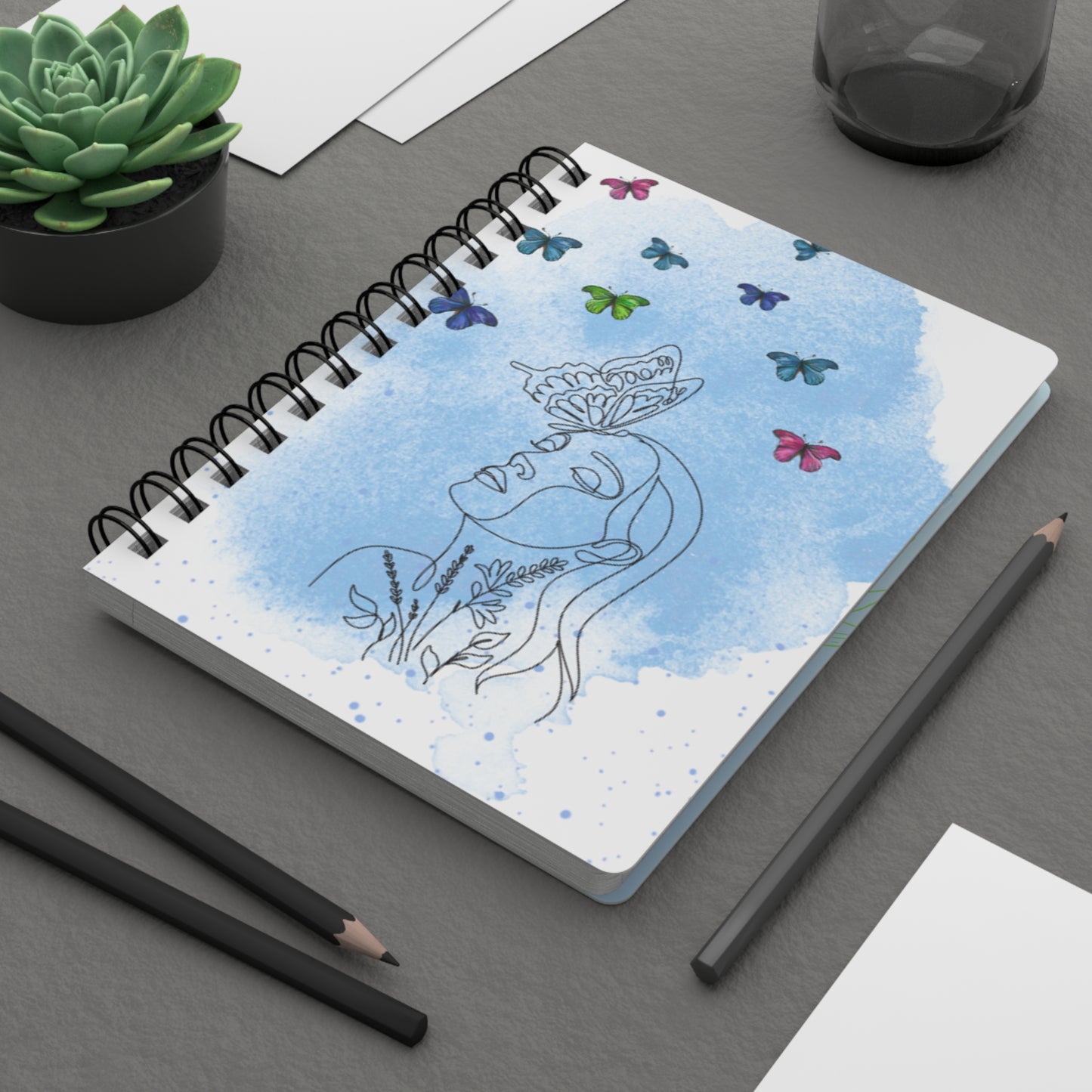 Vibrant Spiral Bound Journal - Daily Journal for Reflective Writing, Gift for Writers, Art Lovers, and Note-Takers, Perfect for Self-Care