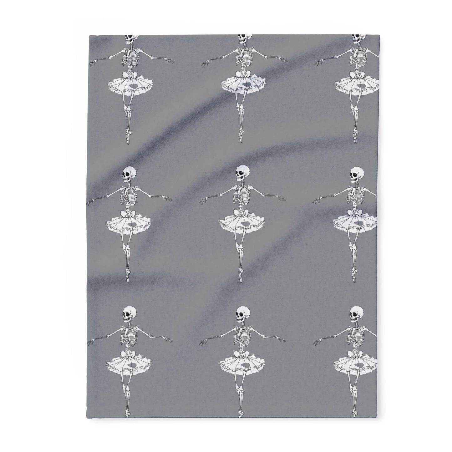halloween Ballerina Design Arctic Fleece Blanket, Cozy Throw for Home, Dance Lover Gift, Ballet Decor, Stylish Warmth