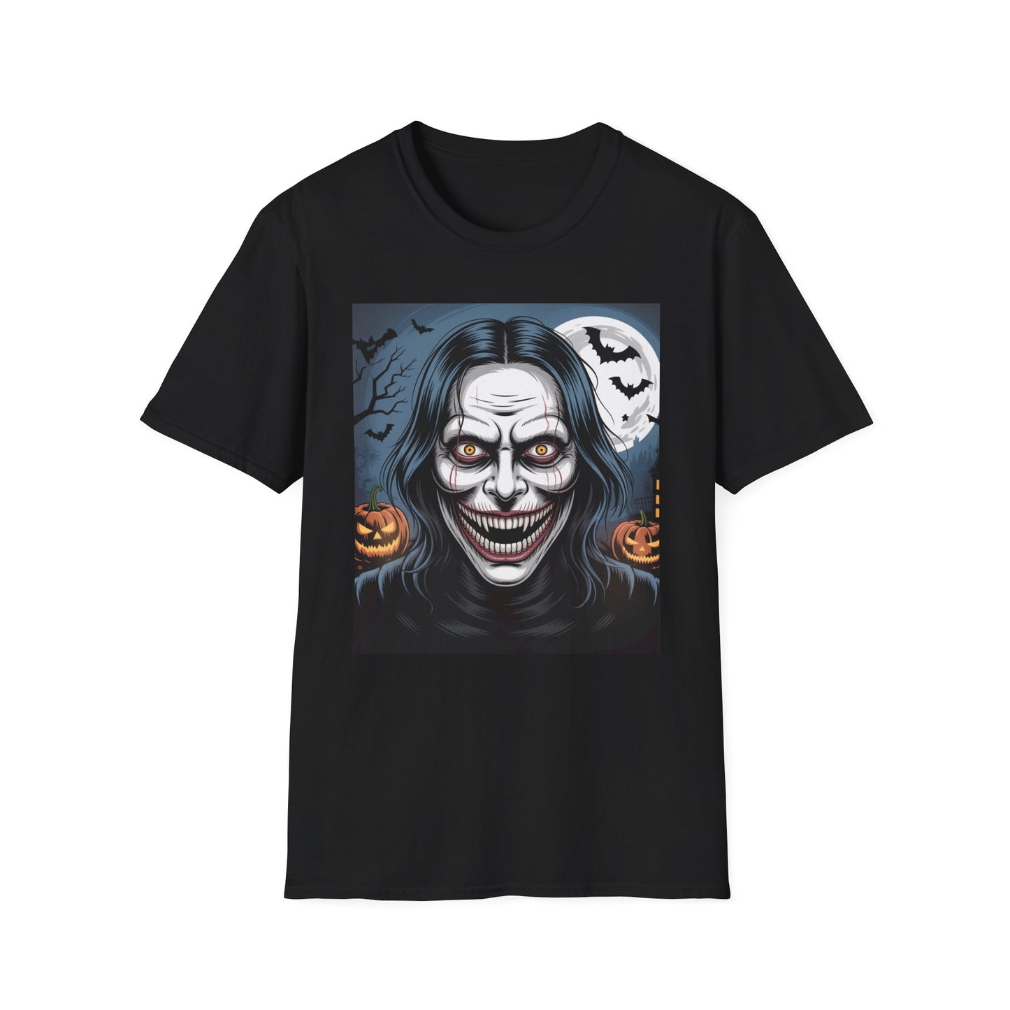 Halloween Graphic Tee, Spooky Unisex T-Shirt, October Celebration, Costume Party Shirt, Horror Fan Gift, Festive Apparel