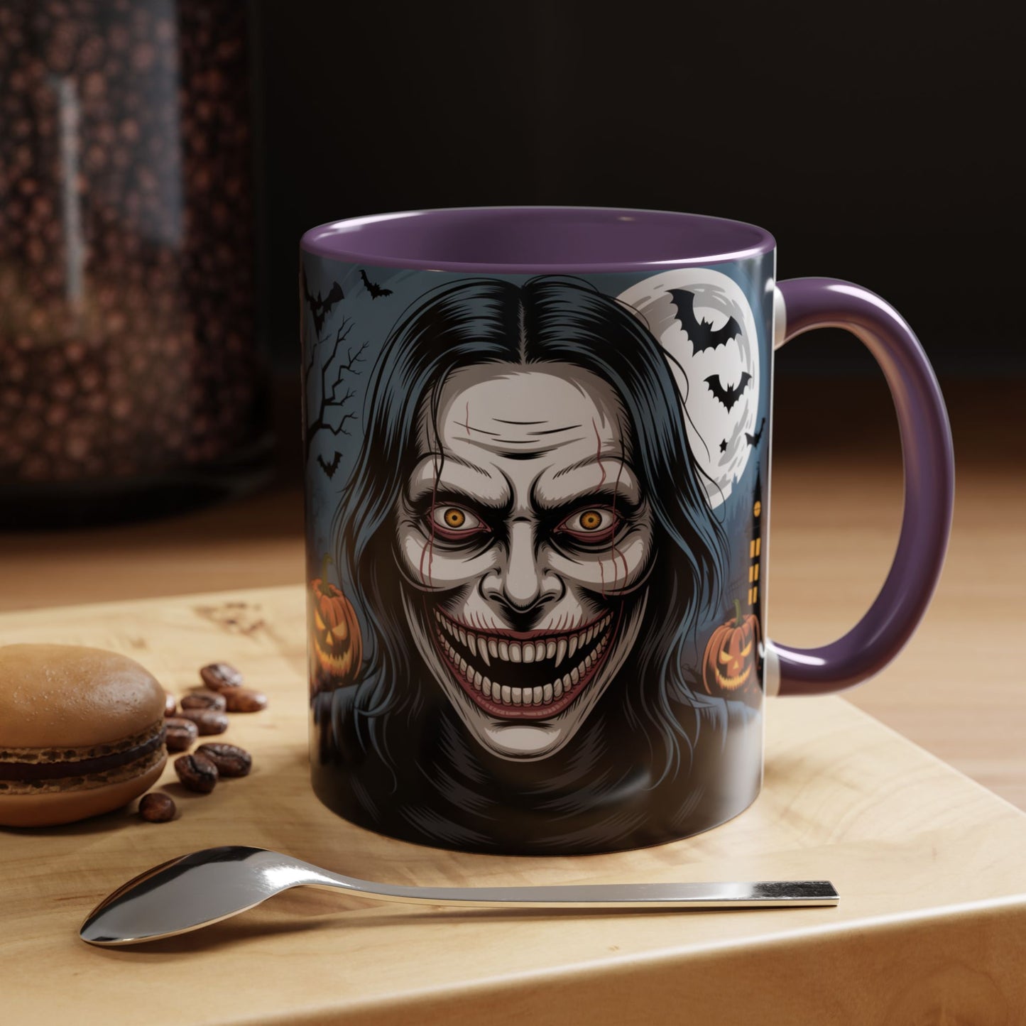 Spooky Halloween Coffee Mug - Perfect for Haunted Gatherings, Fall Celebrations, 11oz, 15oz, Trick or Treat, Coffee Lovers