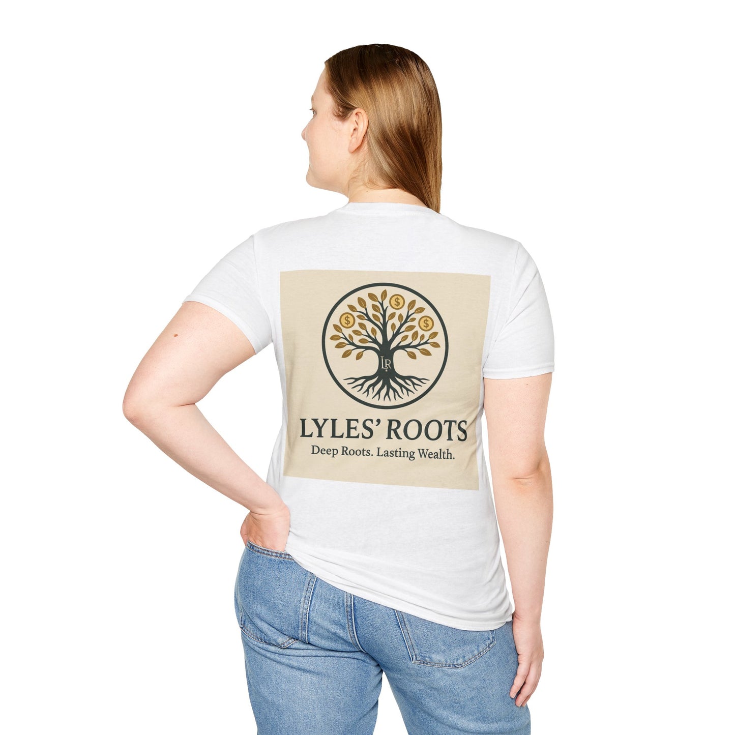 Lyles’ Roots Brand T-Shirt | Inspirational Unisex Tee for Nature Lovers, Gifts for Birthdays, Family Gatherings, Eco-Conscious Vibes