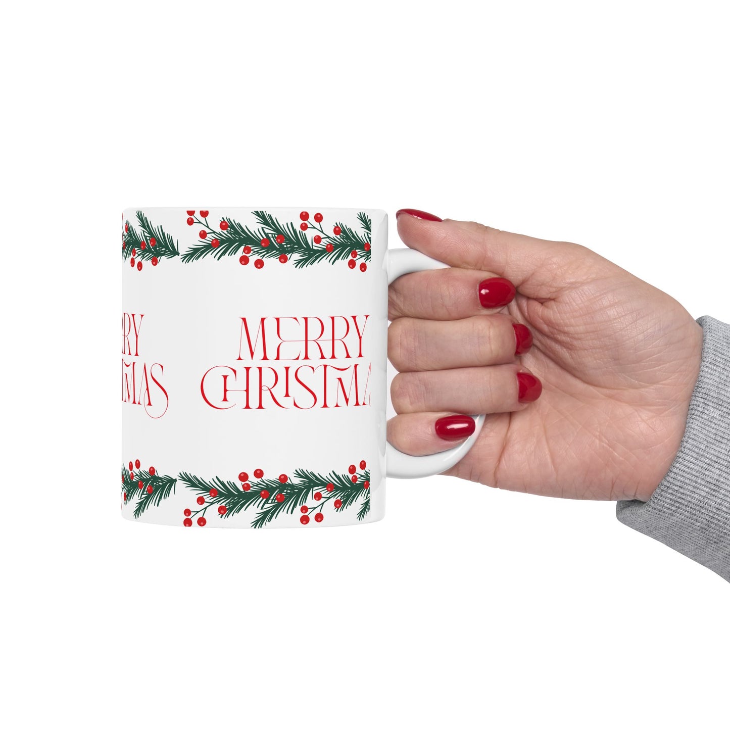 Festive Christmas Mug - Perfect Holiday Gift, Seasonal Drinkware, Coffee Cup, Merry Christmas Decor, Winter Beverage