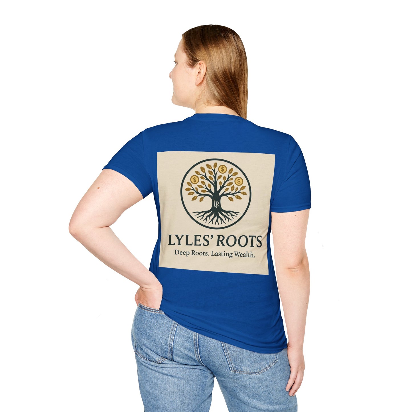 Lyles’ Roots Brand T-Shirt | Inspirational Unisex Tee for Nature Lovers, Gifts for Birthdays, Family Gatherings, Eco-Conscious Vibes