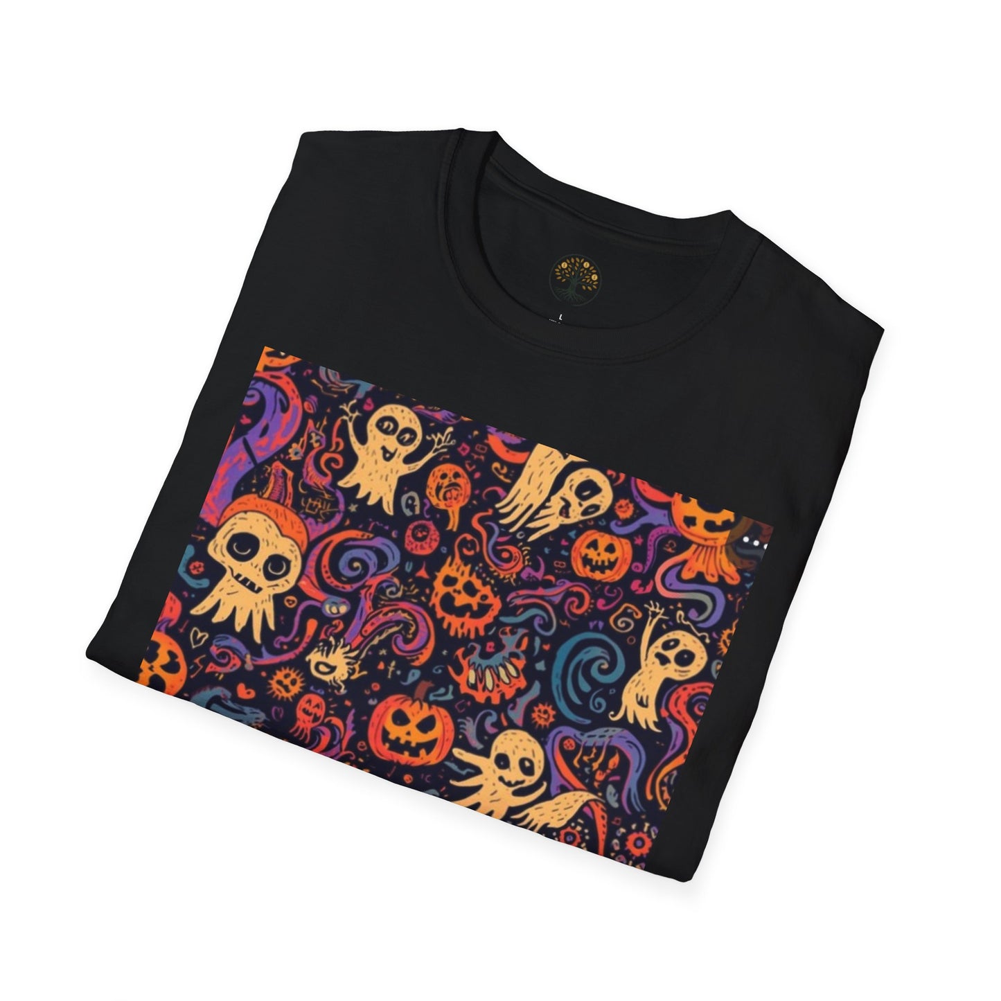 Halloween-Themed Unisex T-Shirt, Spooky Shirt, Fall Fashion, Seasonal Apparel, Trick-or-Treat Tee, Fun Halloween Wear