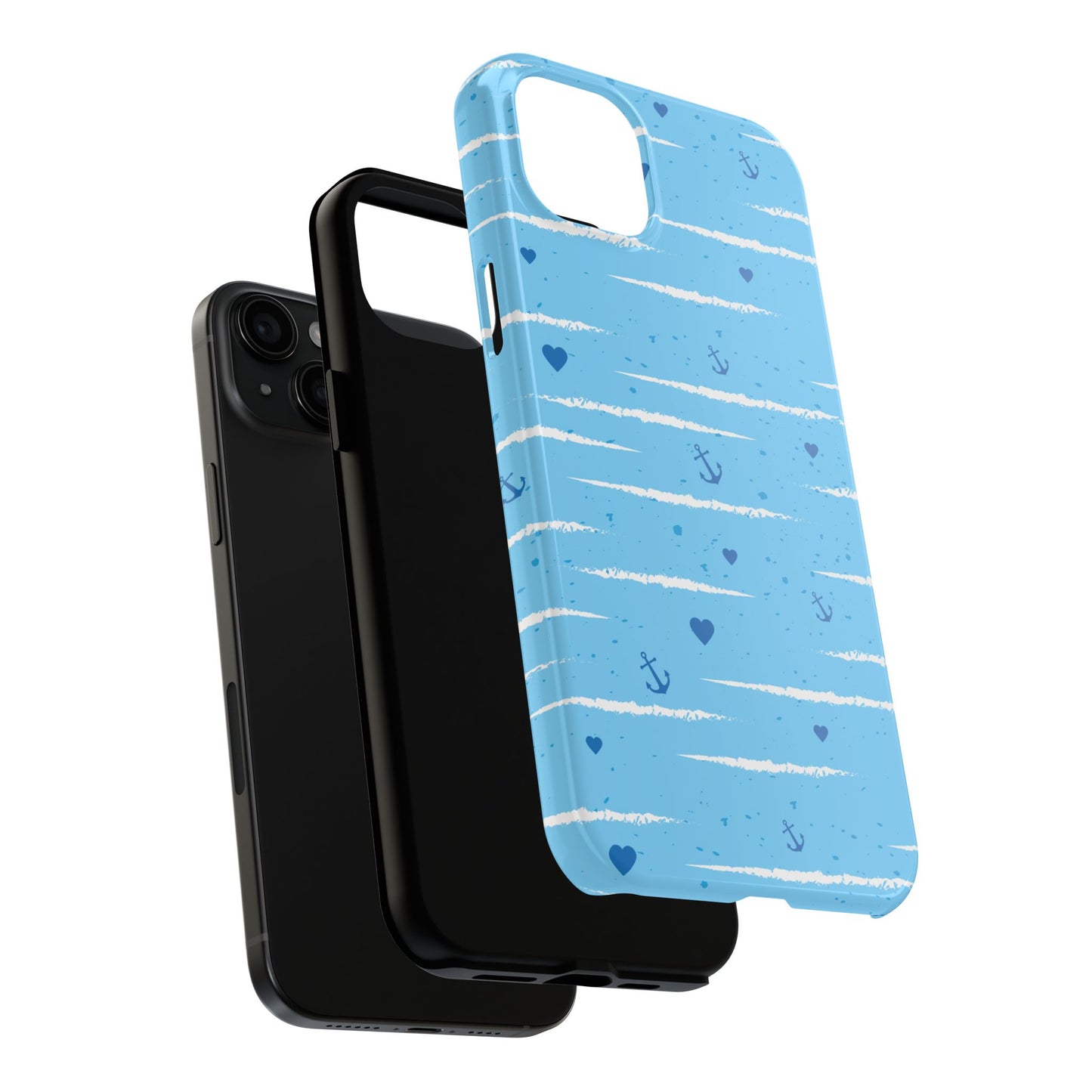 Nautical Tough Phone Cases | Beach Vibes, Anchors, Gifts for Travelers, Unique Phone Accessories, Ocean-Themed Cases