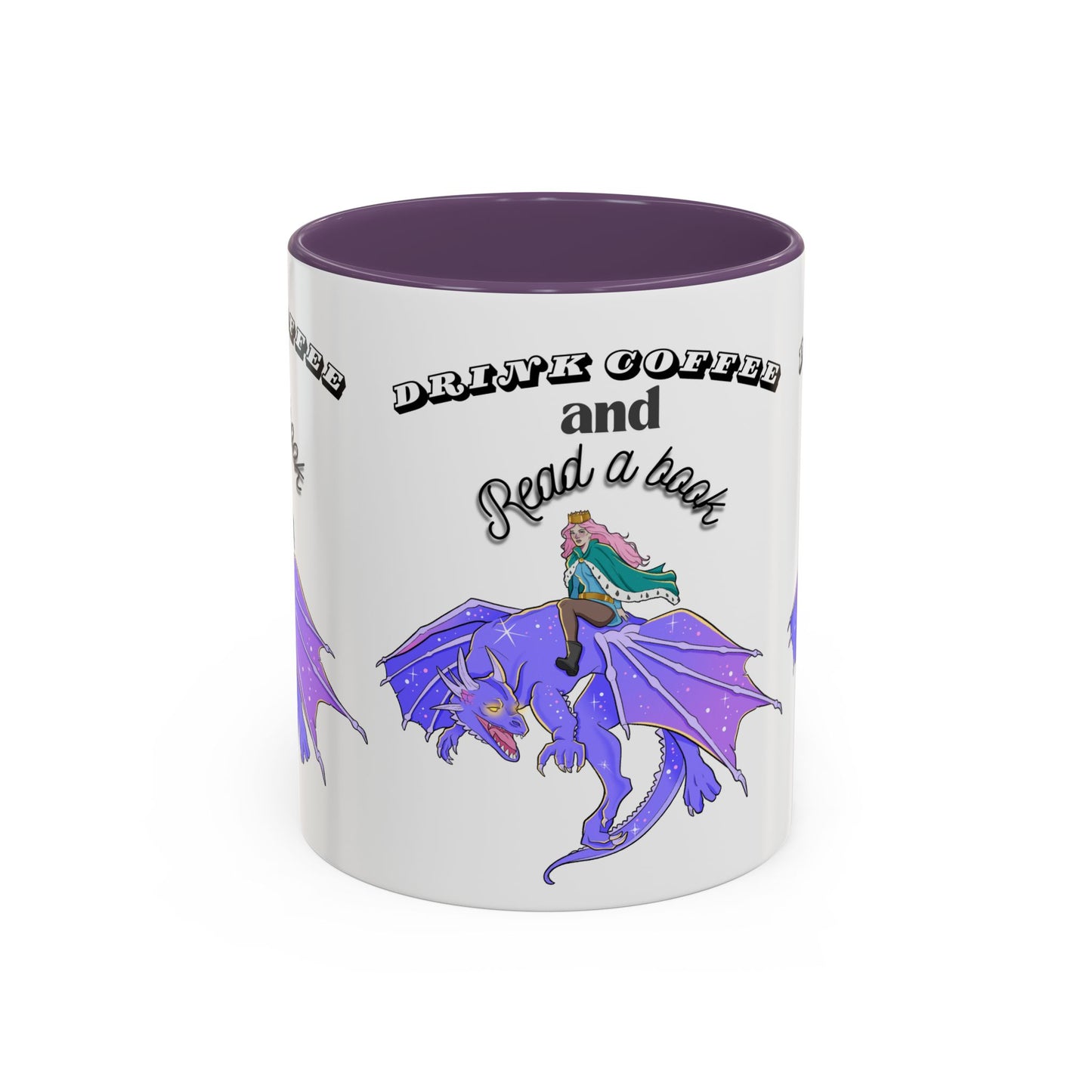 Whimsical Dragon Coffee Mug: Drink Coffee and Read a Book | Fantasy Gift for Book Lovers, Unique Home Decor, Perfect for Readers and [...]