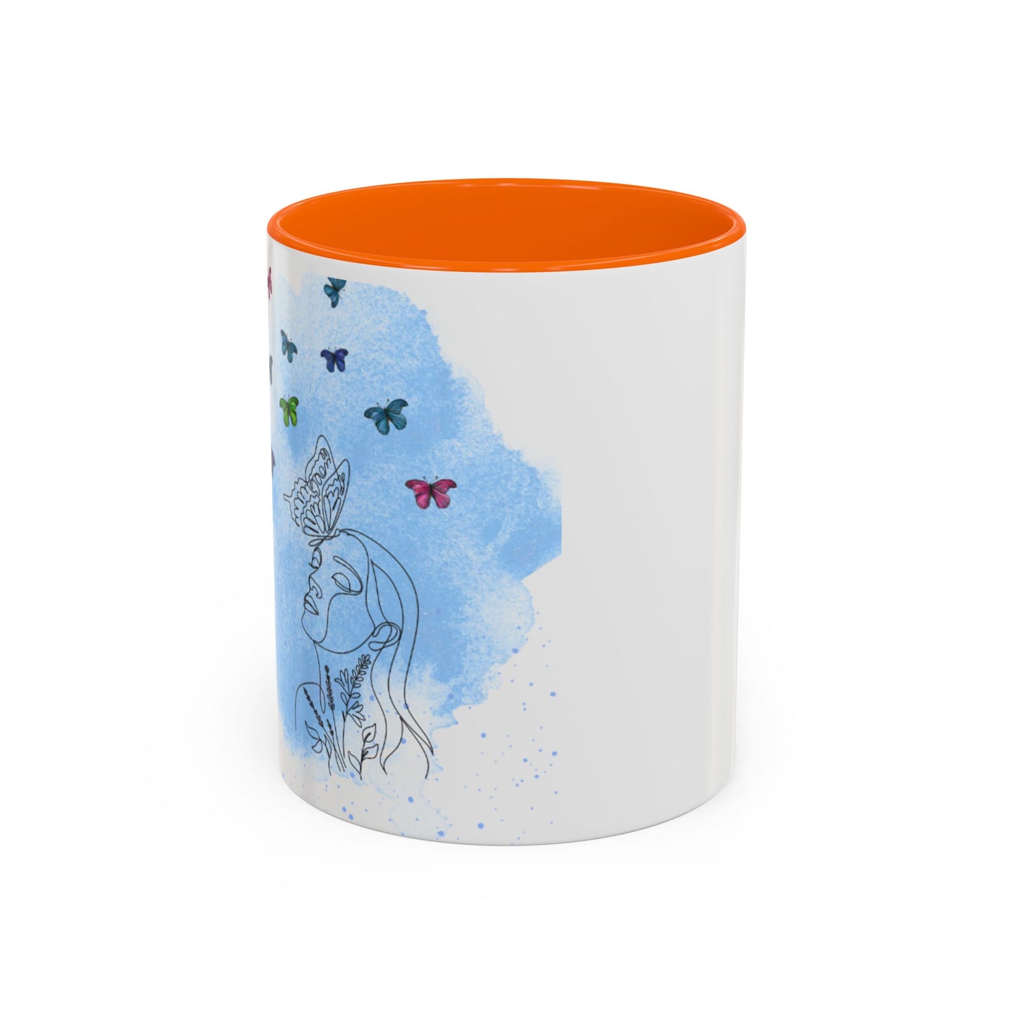 Coffee Mug - Girly Aesthetic Thin Design for Artists
