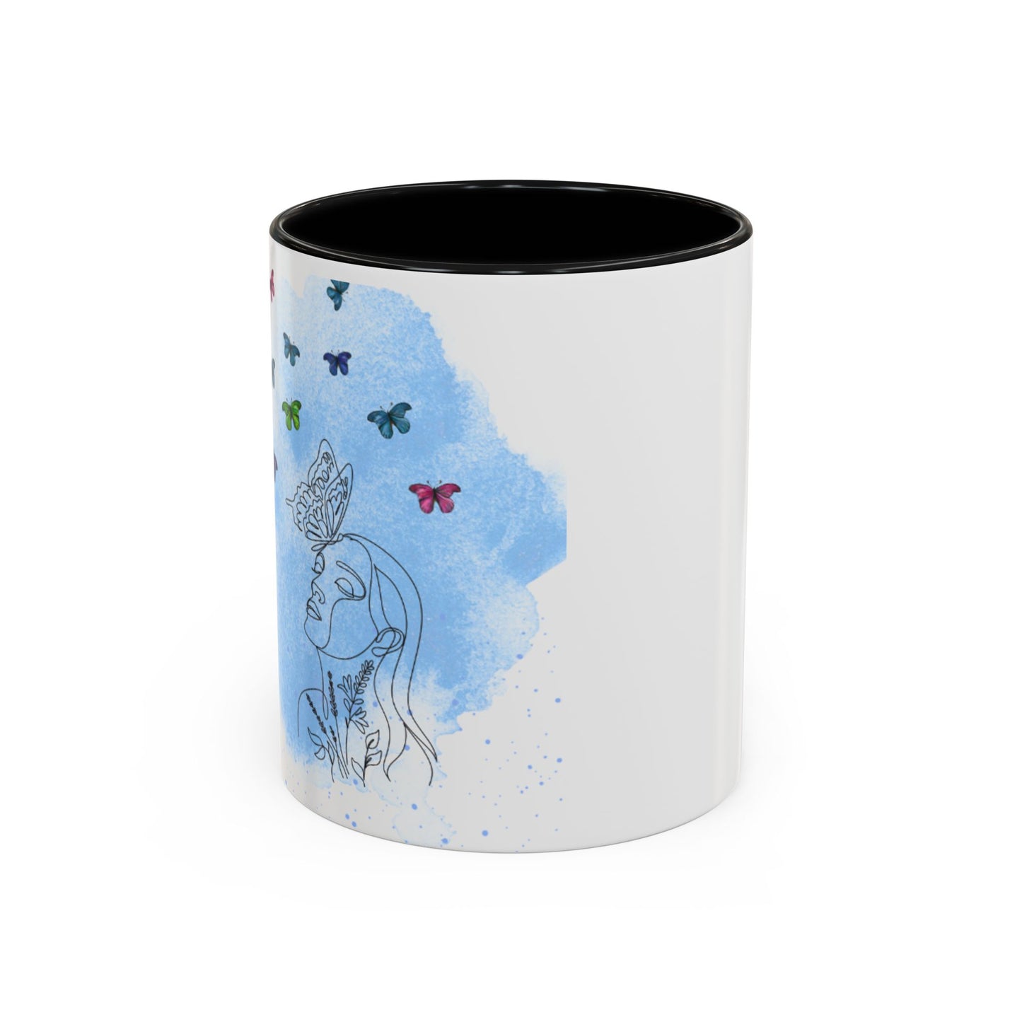 Coffee Mug - Girly Aesthetic Thin Design for Artists