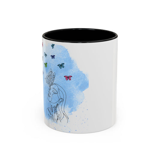 Coffee Mug - Girly Aesthetic Thin Design for Artists