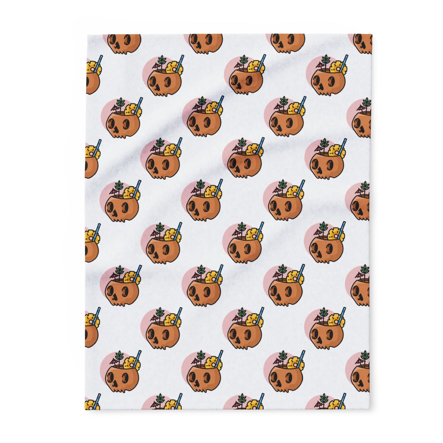 Cozy october Cartoon Arctic Fleece Blanket - Perfect for Gift Giving, Cozy Nights, Halloween Decor, Snuggling, and Home Accents