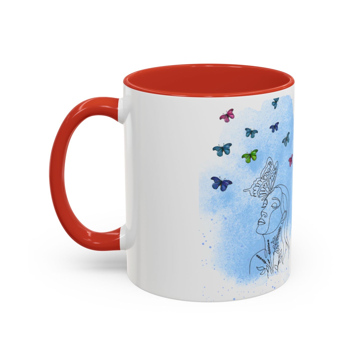 Coffee Mug - Girly Aesthetic Thin Design for Artists
