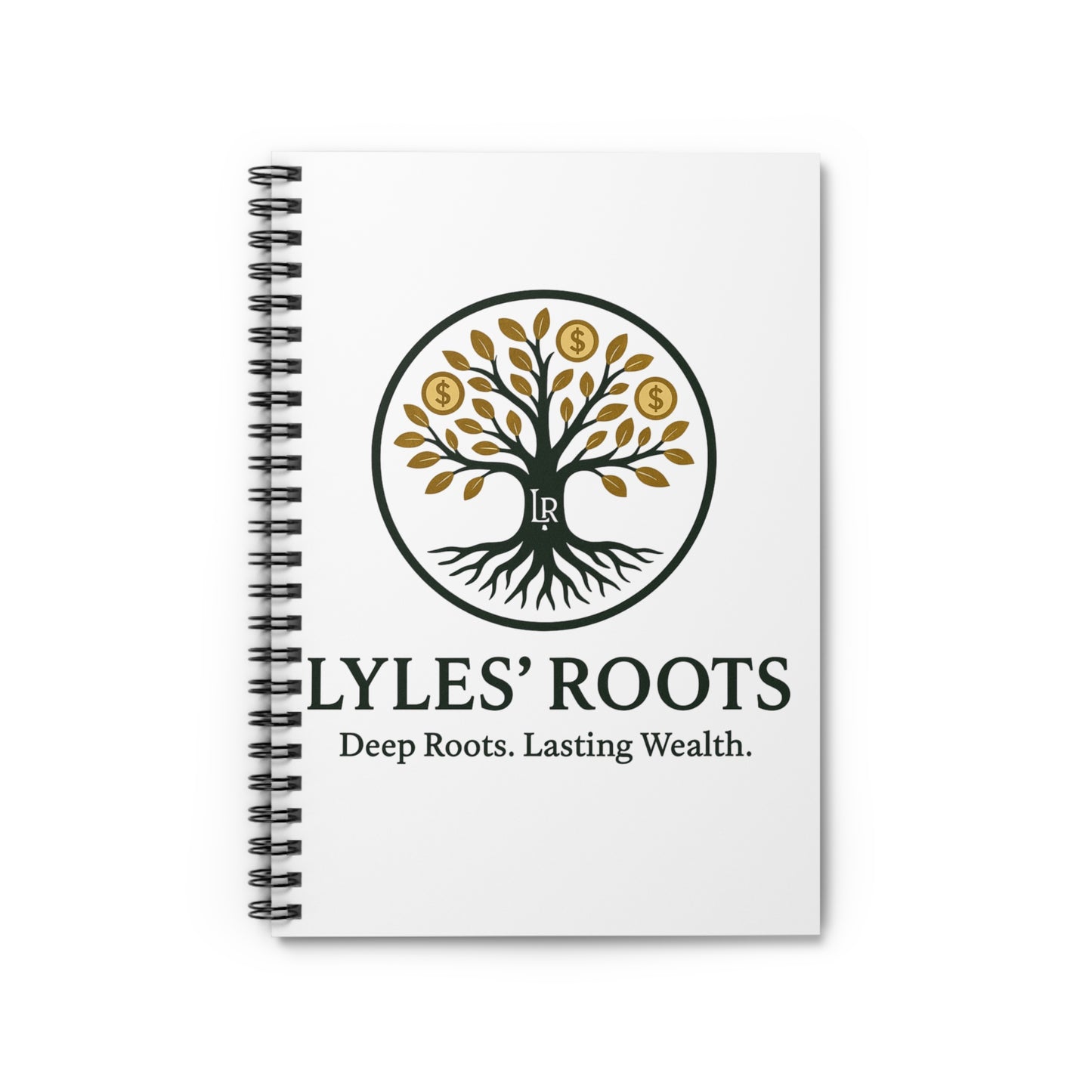 Lyles' Roots Spiral Notebook - Empower Your Ideas, Ideal for Students, Writers, Great for Note-Taking, Gifts for Graduates, [...]
