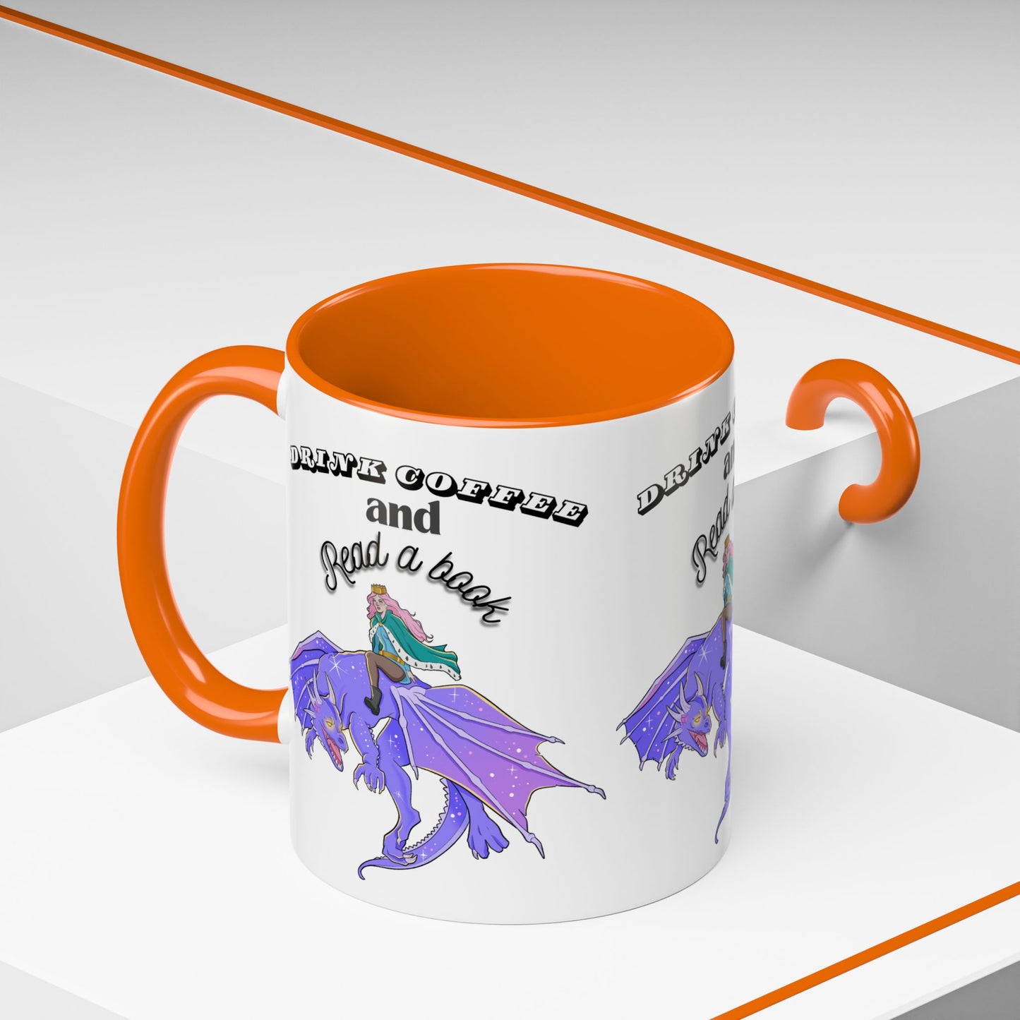 Whimsical Dragon Coffee Mug: Drink Coffee and Read a Book | Fantasy Gift for Book Lovers, Unique Home Decor, Perfect for Readers and [...]