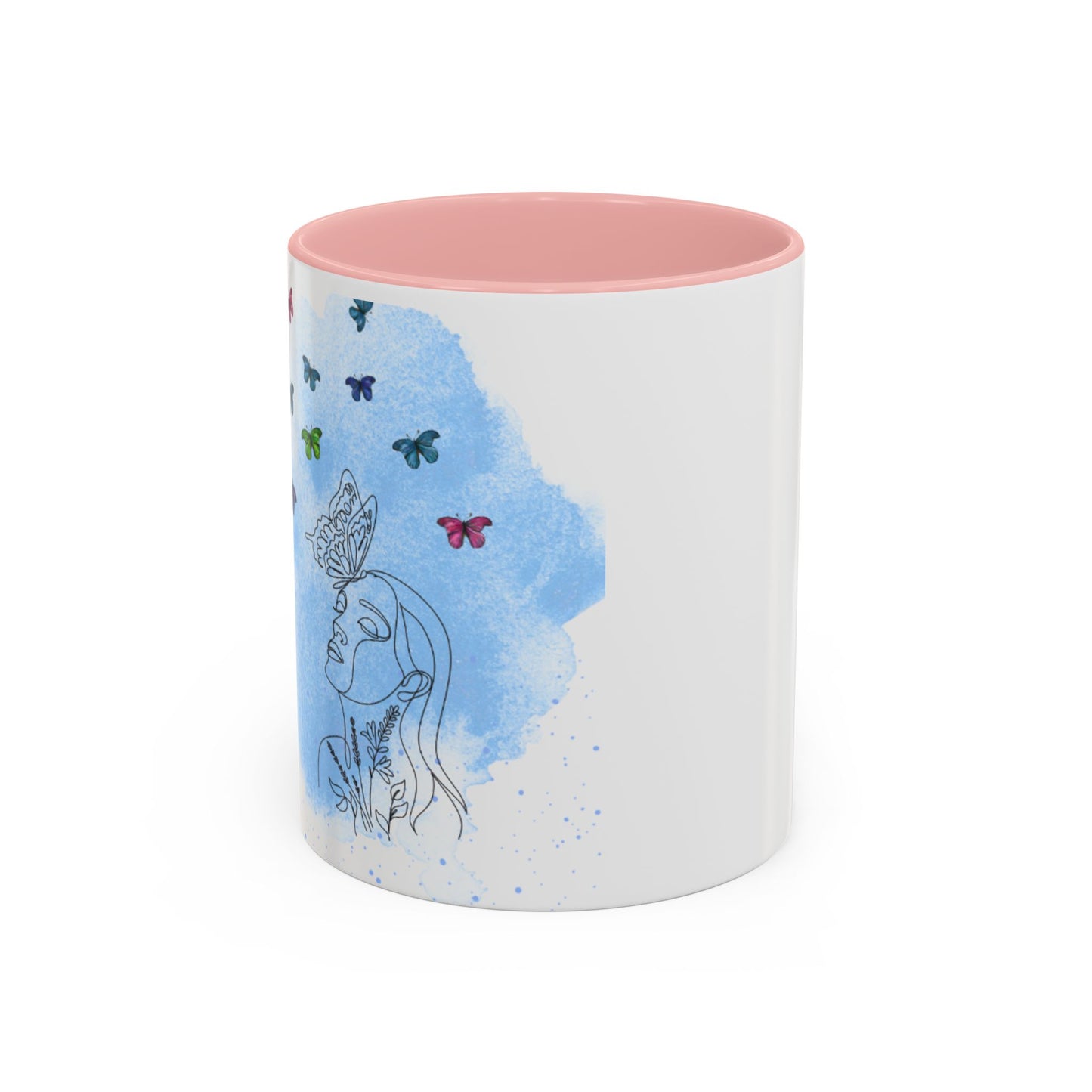 Coffee Mug - Girly Aesthetic Thin Design for Artists