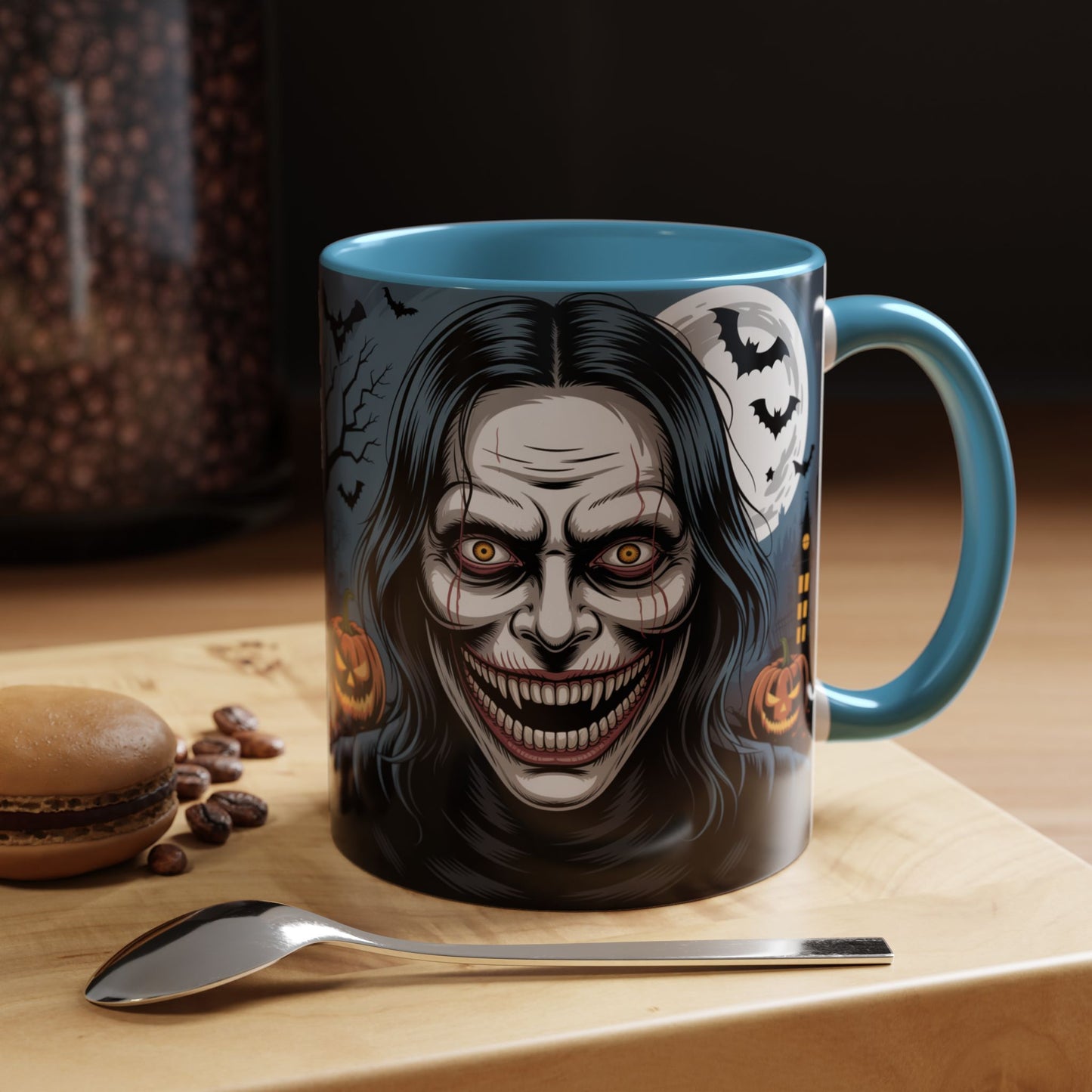 Spooky Halloween Coffee Mug - Perfect for Haunted Gatherings, Fall Celebrations, 11oz, 15oz, Trick or Treat, Coffee Lovers